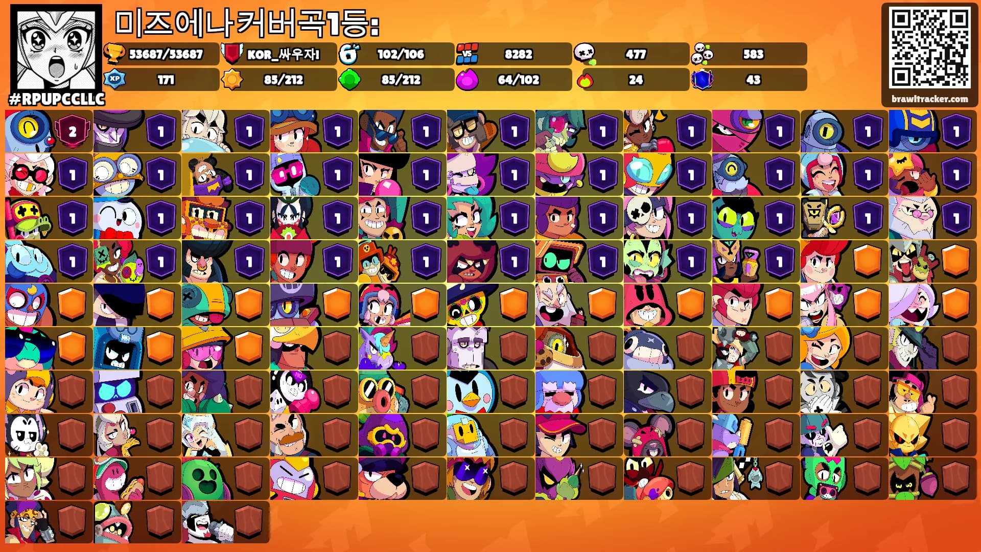 미즈에나커버곡1등:'s Ranks
