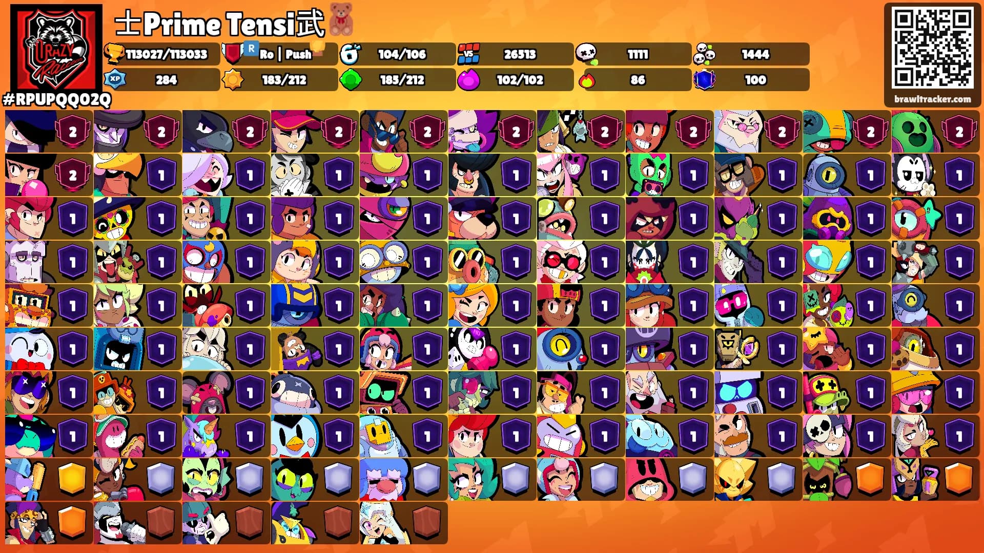 士Prime Tensi武🧸's Ranks