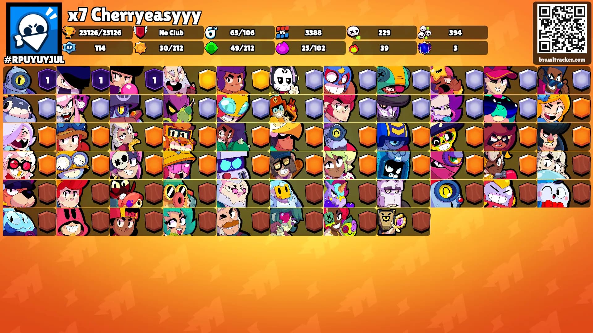 x7 Cherryeasyyy's Ranks