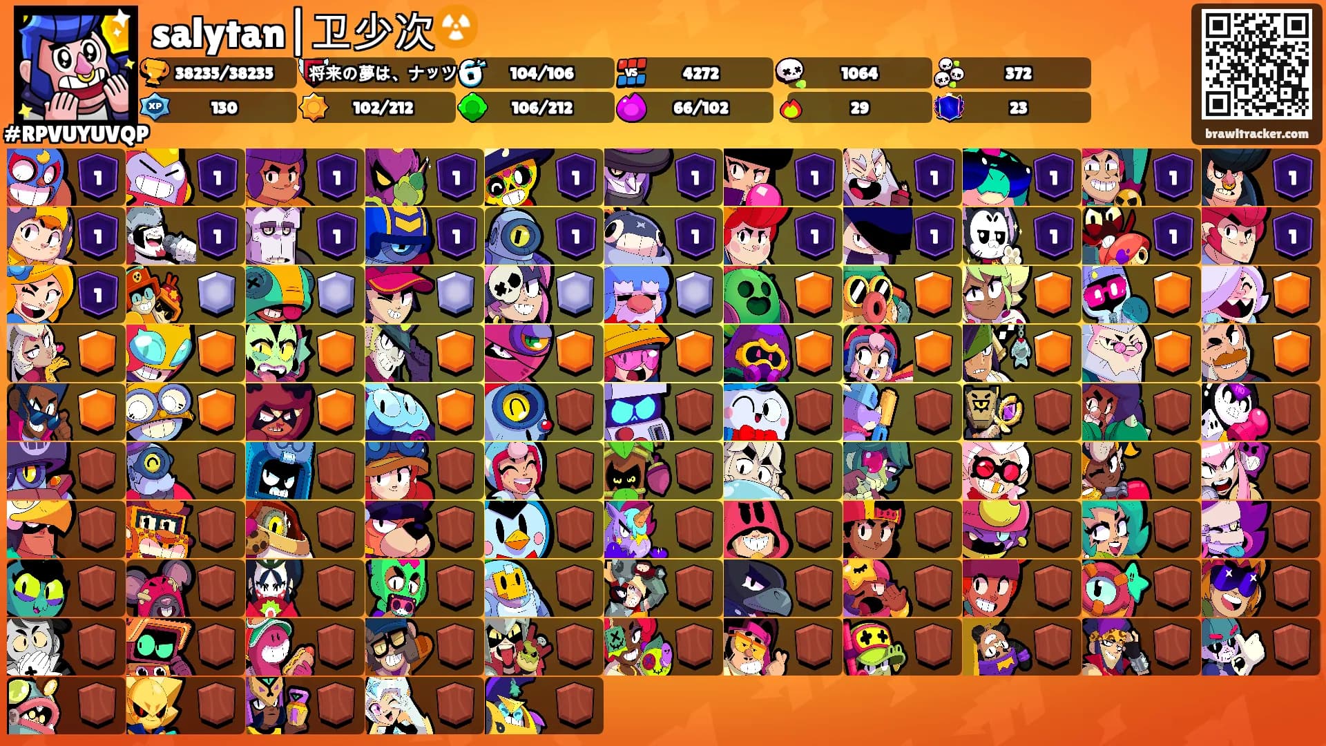 salytan|卫少次☢️'s Ranks