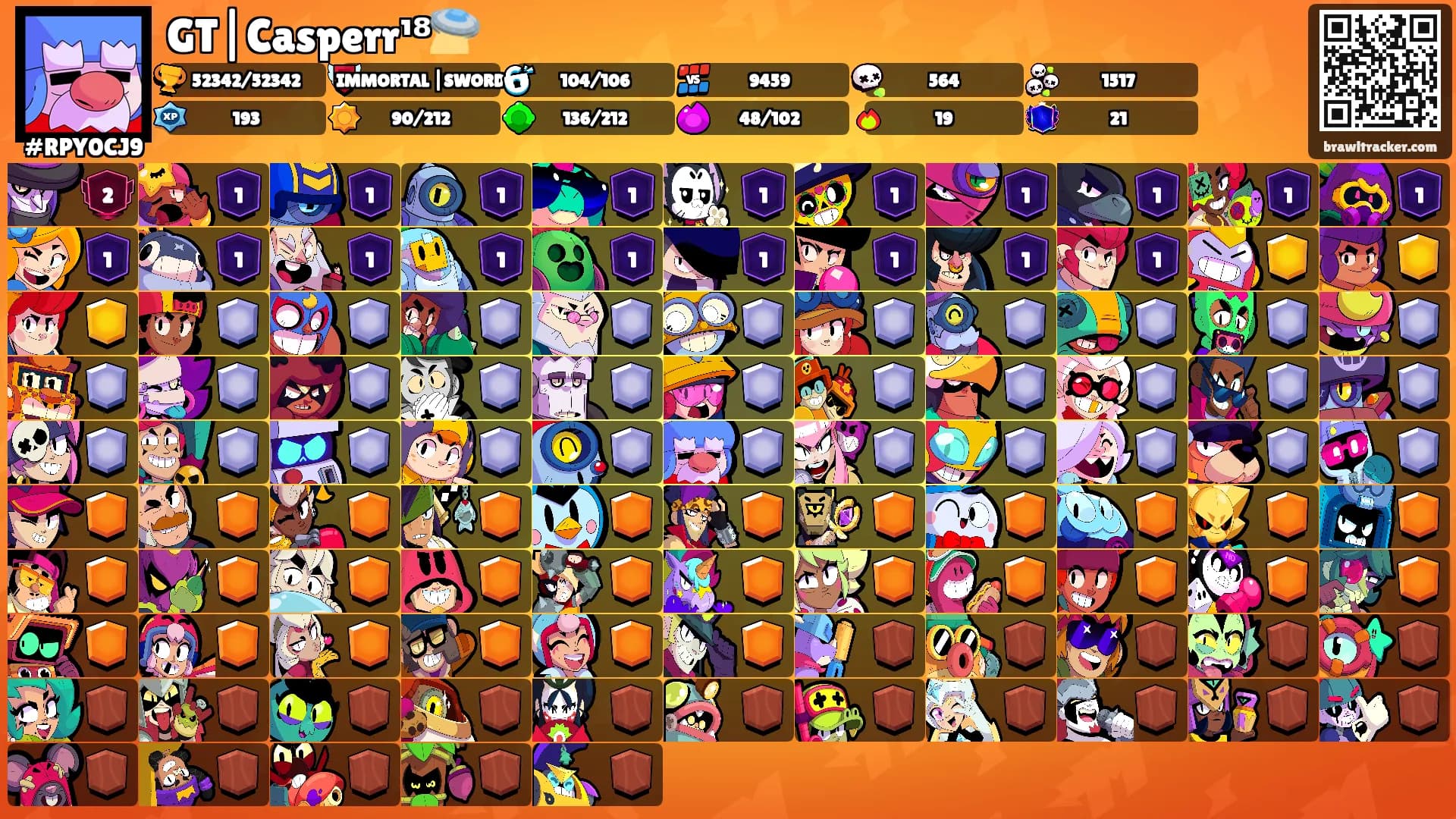 GT|Casperr¹⁸🛸's Ranks