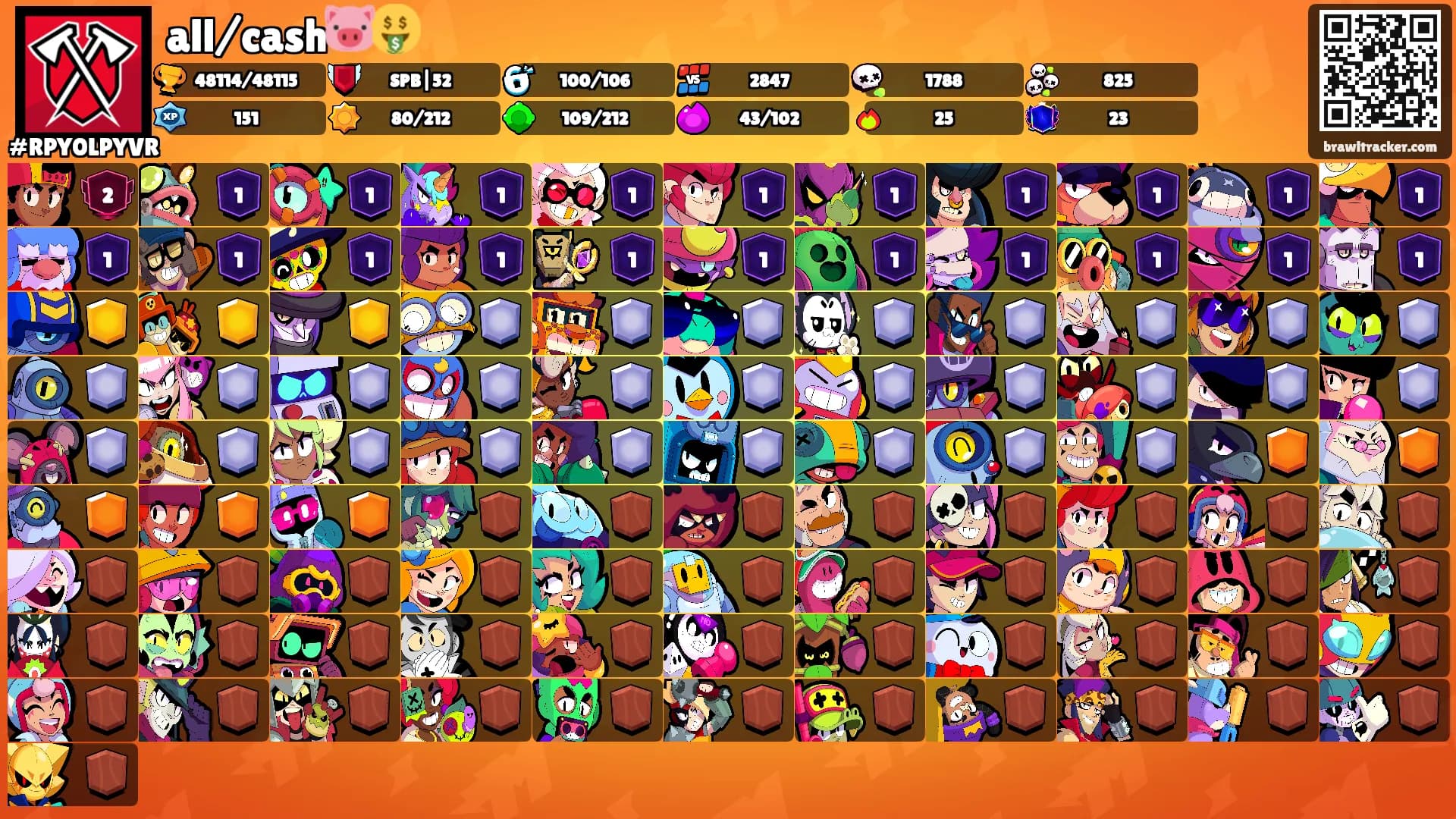 all/cash🐷🤑's Ranks