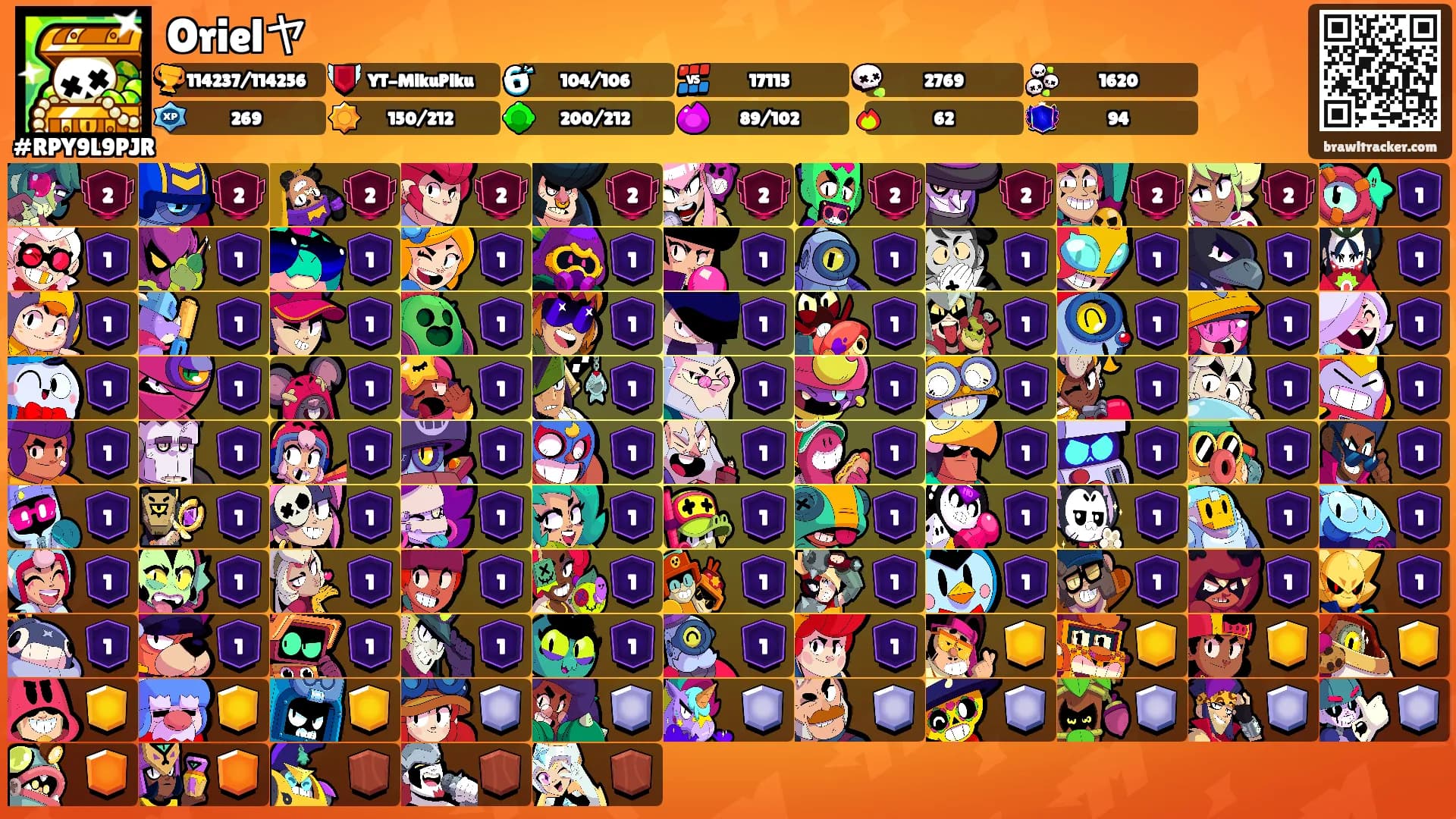 Orielヤ's Ranks