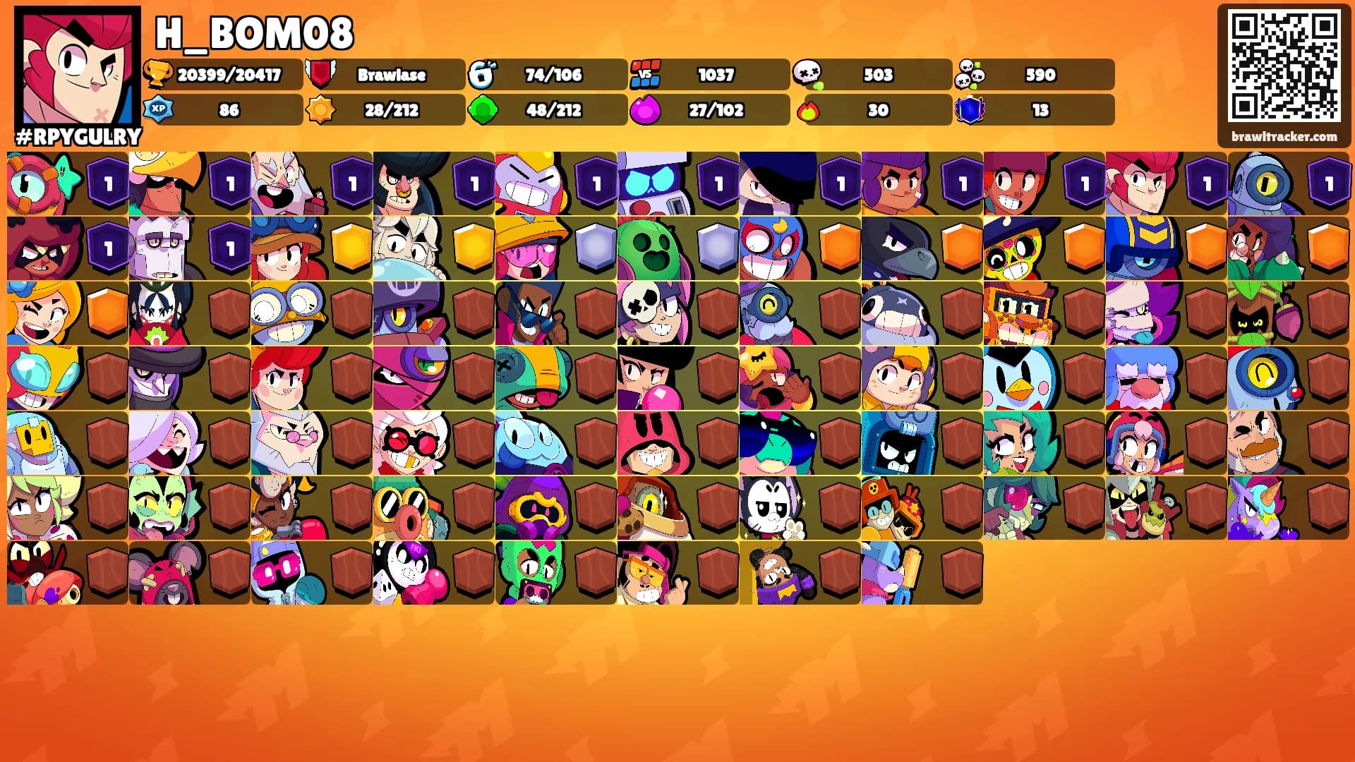 H_BOM08's Ranks