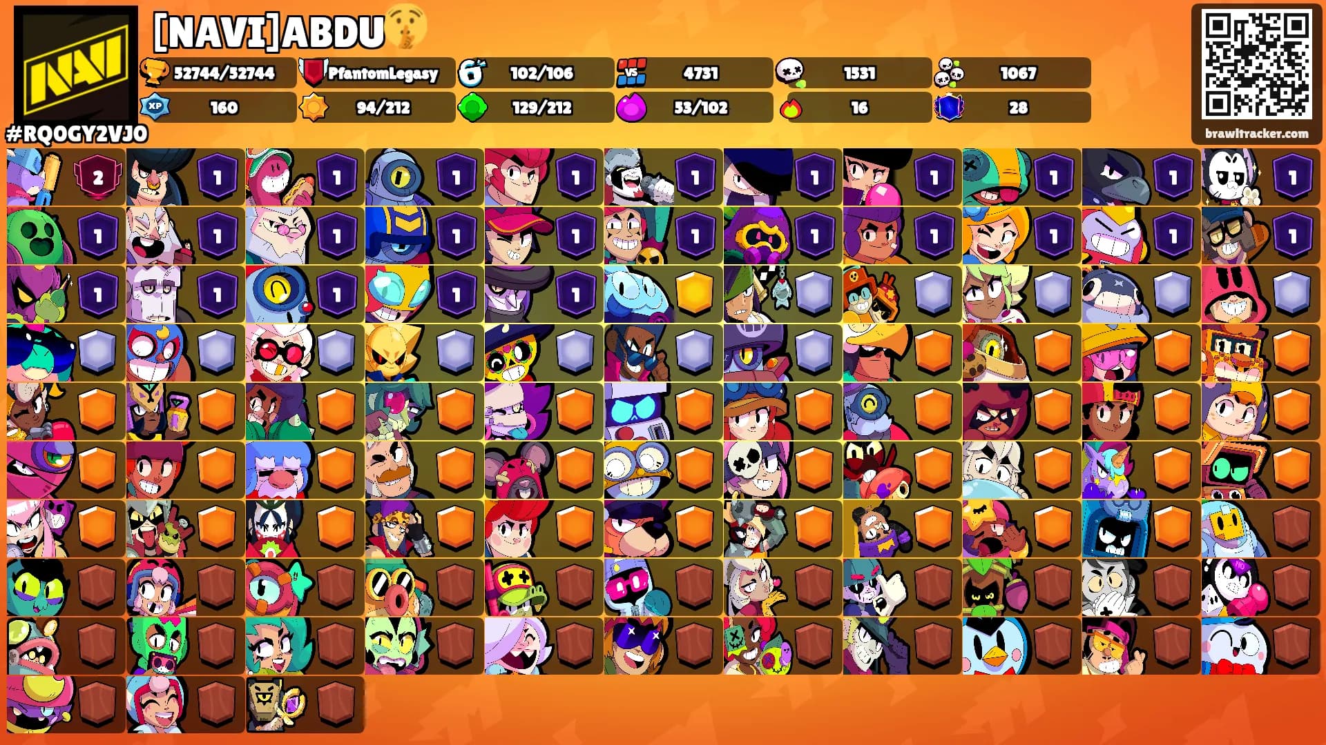[NAVI]ABDU🤫's Ranks