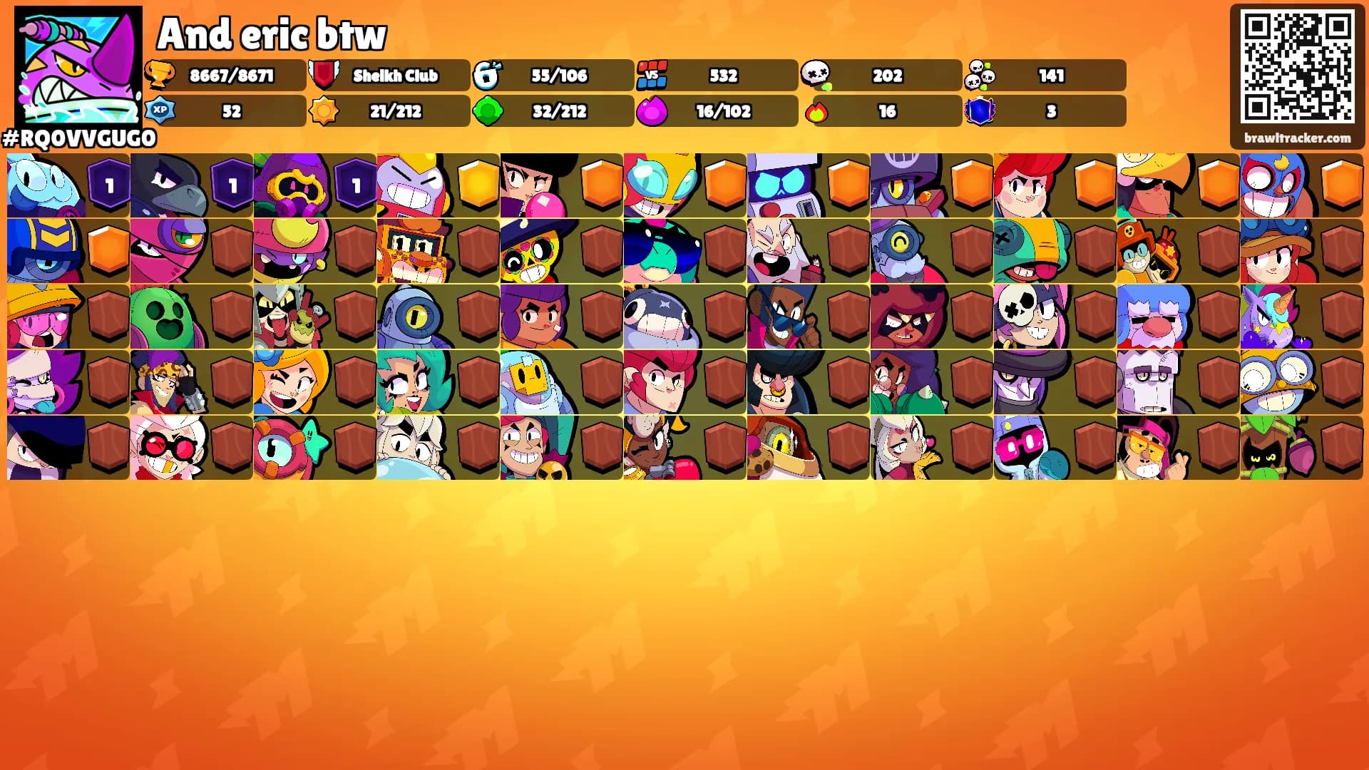 And eric btw's Ranks