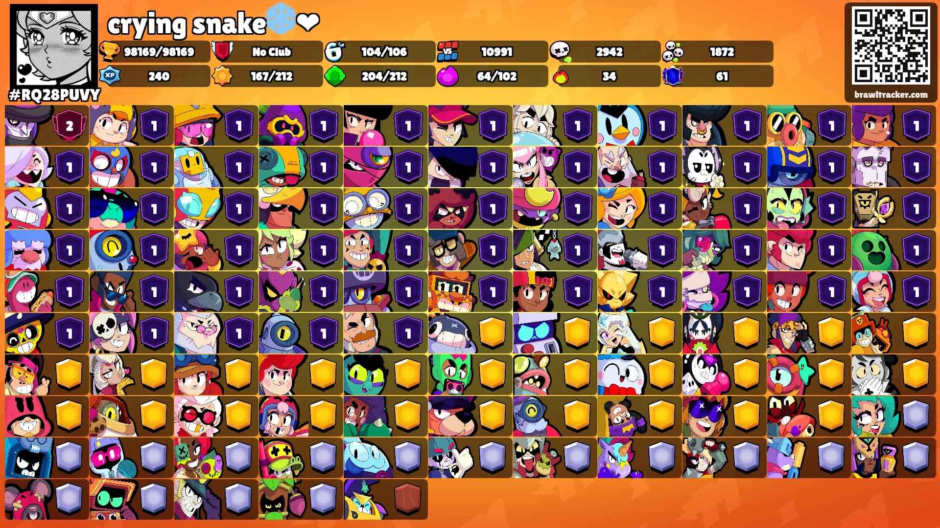 crying snake❄️❤'s Ranks