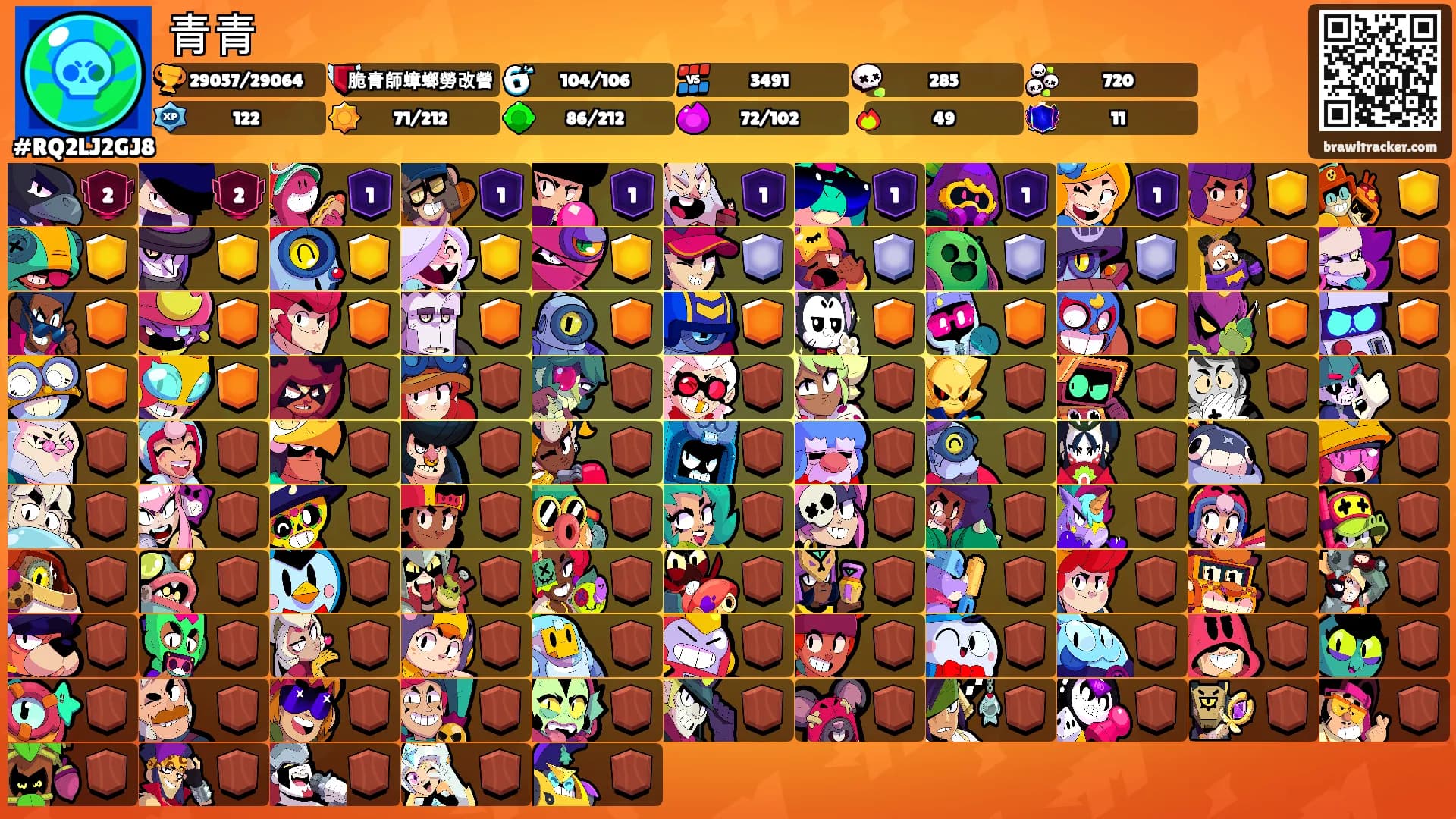 青青's Ranks