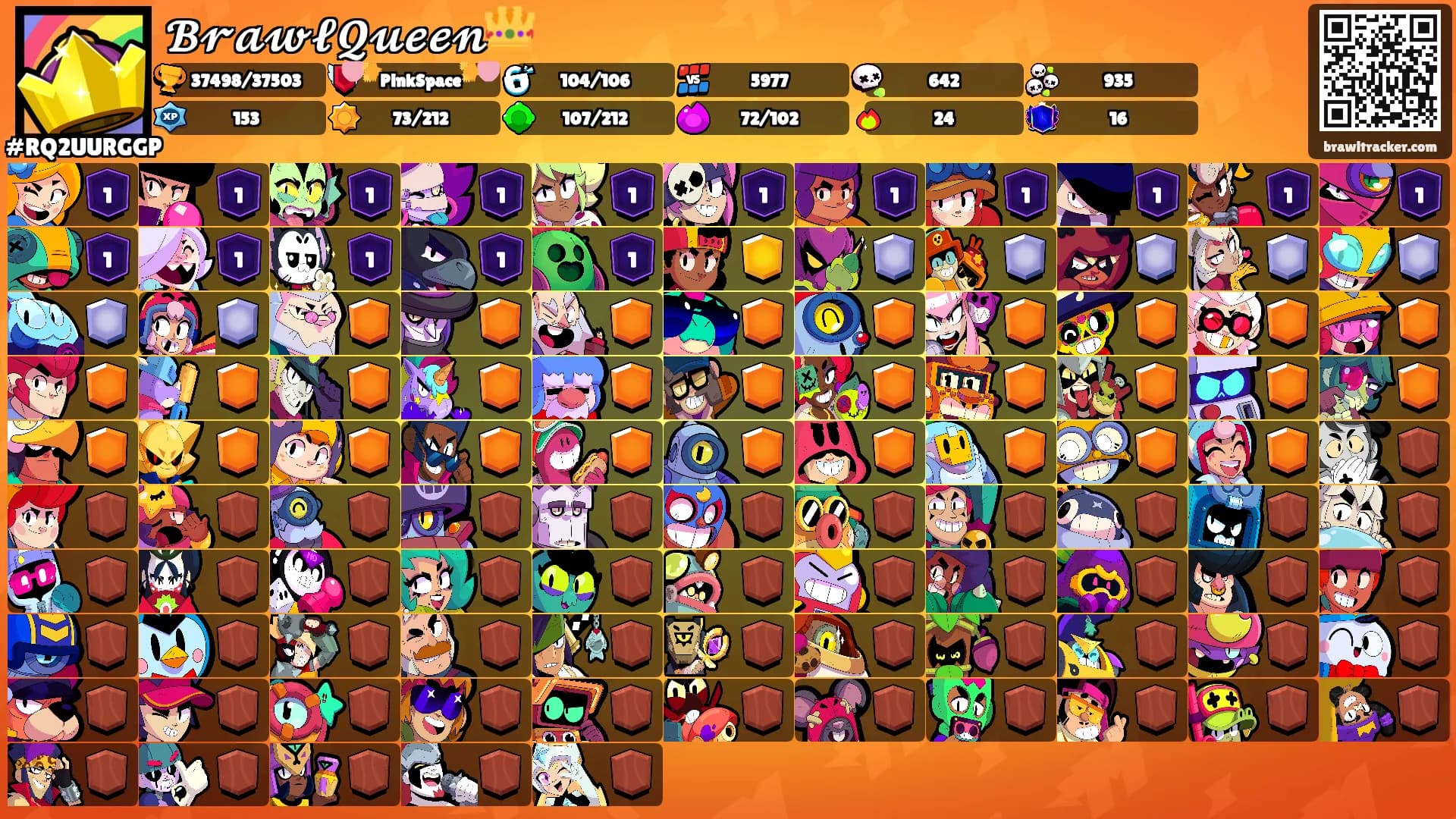 𝓑𝓻𝓪𝔀𝓵𝓠𝓾𝓮𝓮𝓷👑's Ranks