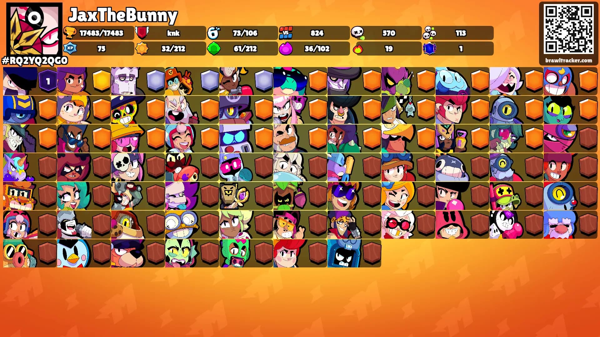 JaxTheBunny's Ranks