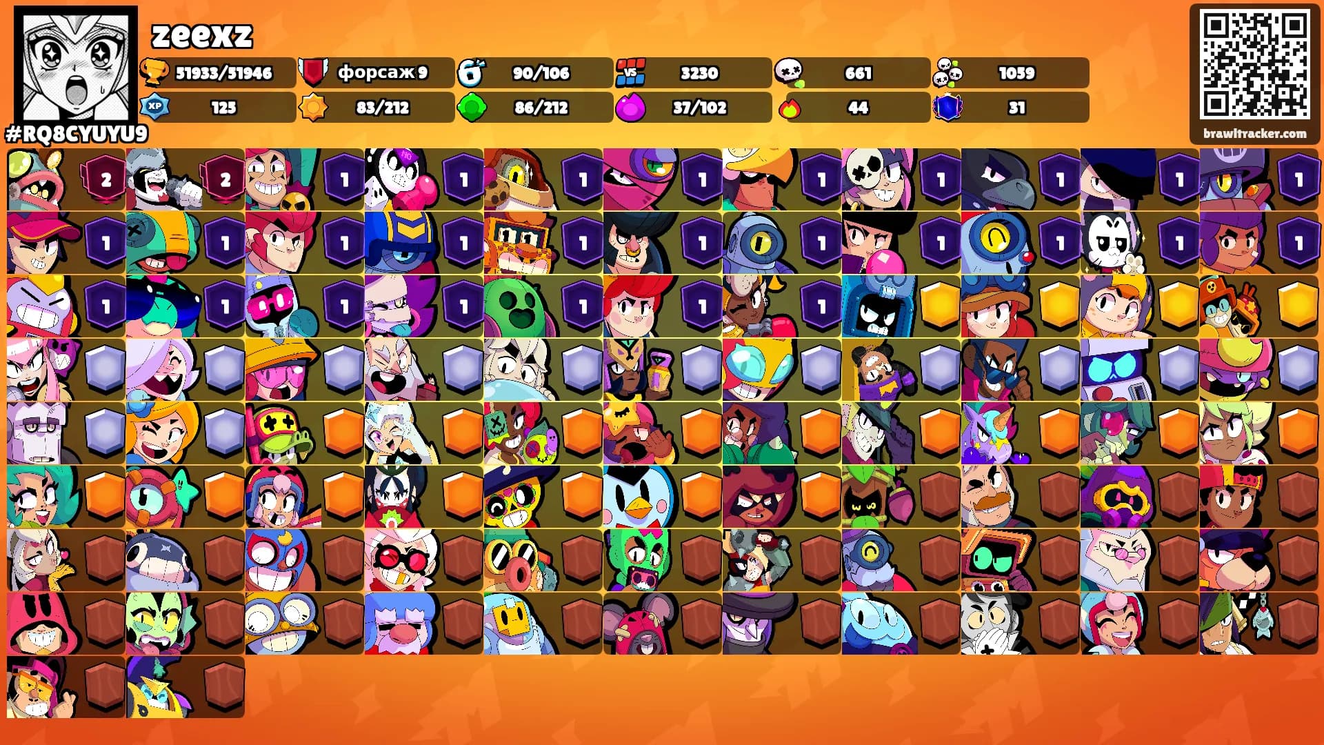 zeexz's Ranks