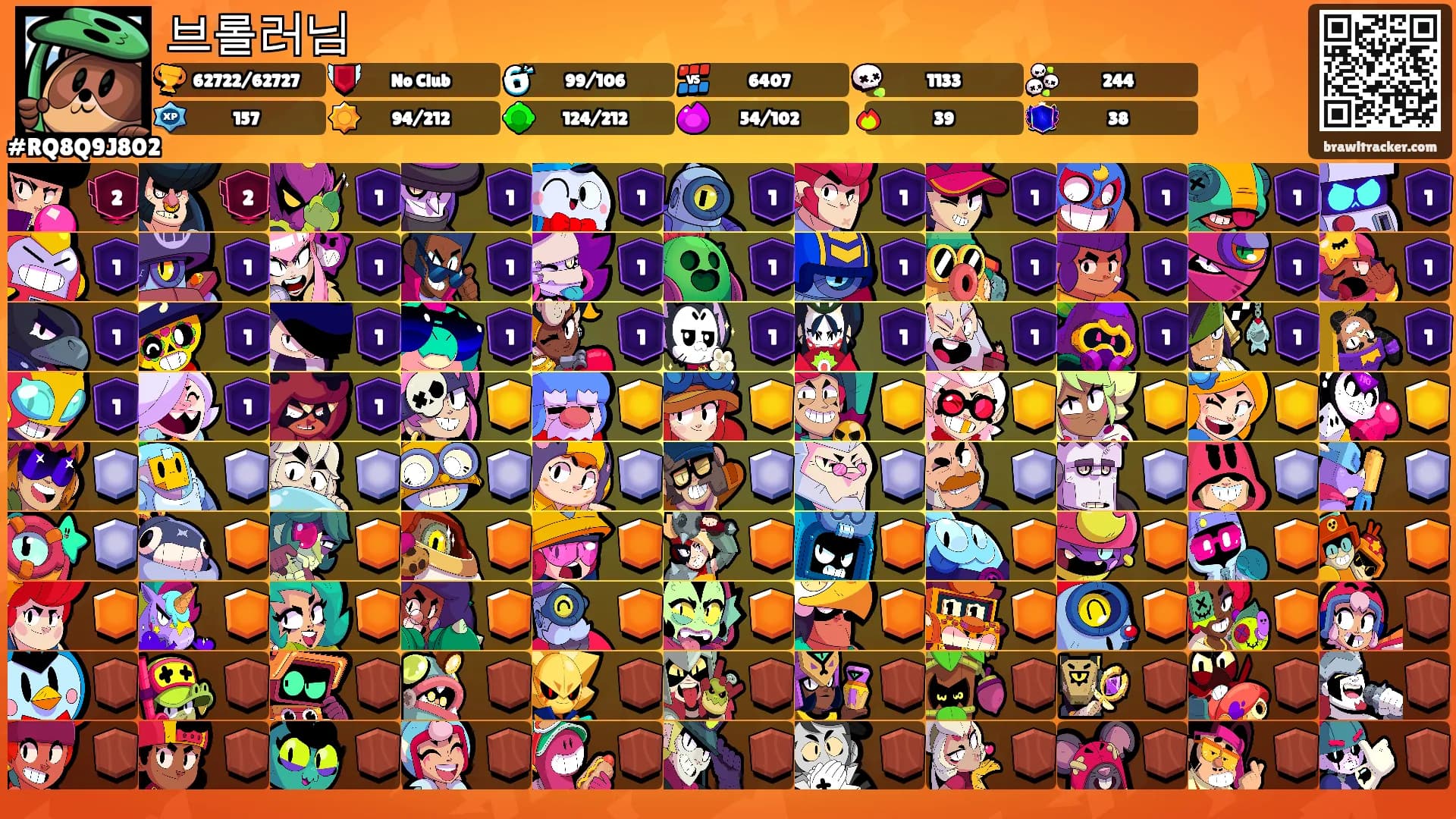 브롤러님's Ranks