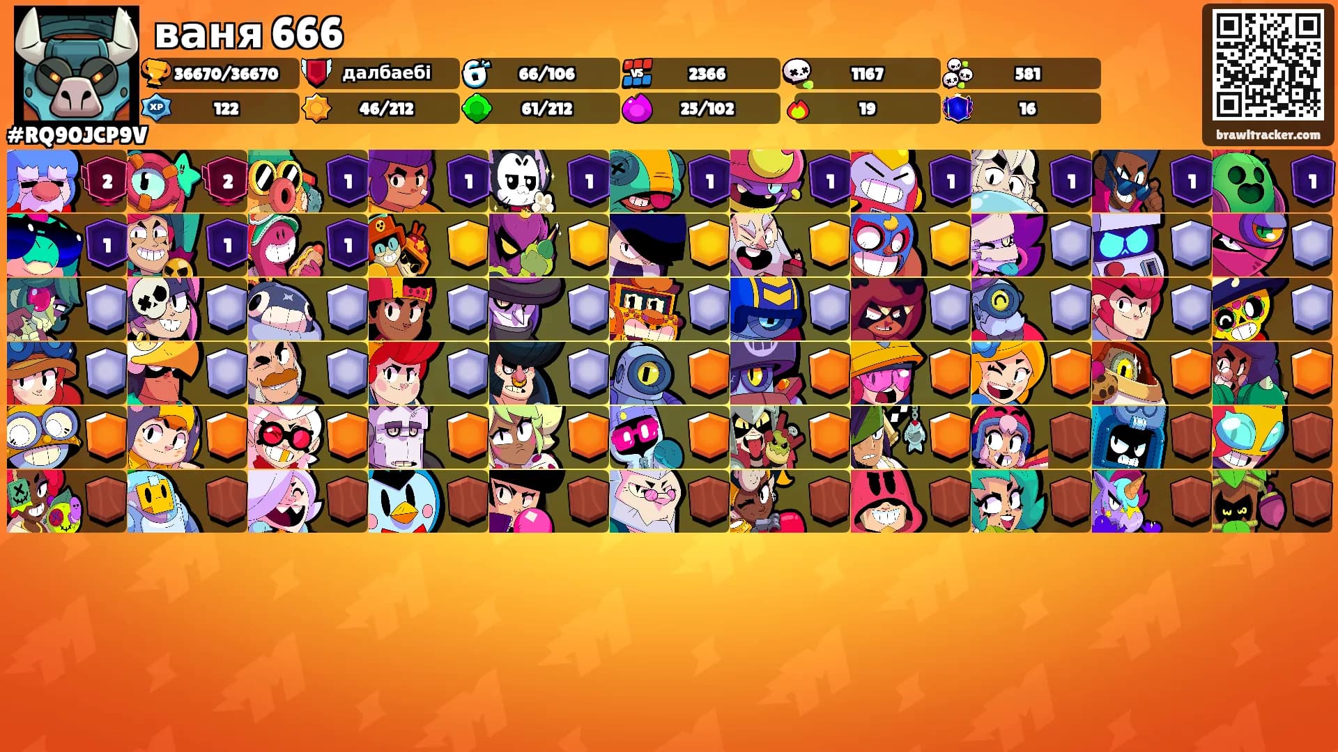 ваня 666's Ranks