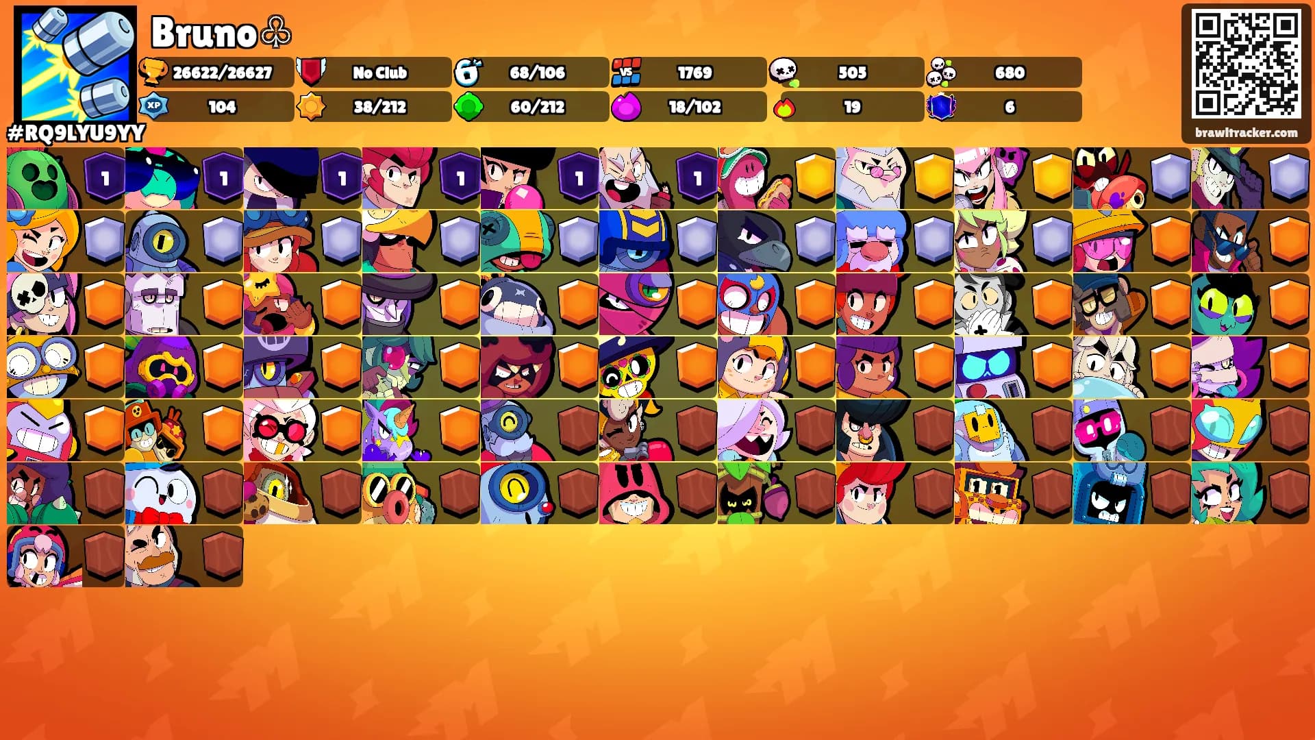 Bruno♧'s Ranks