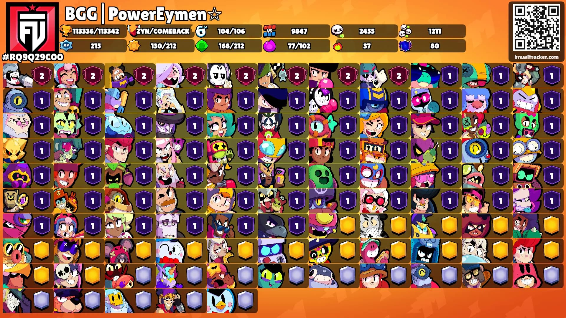BGG|PowerEymen☆'s Ranks