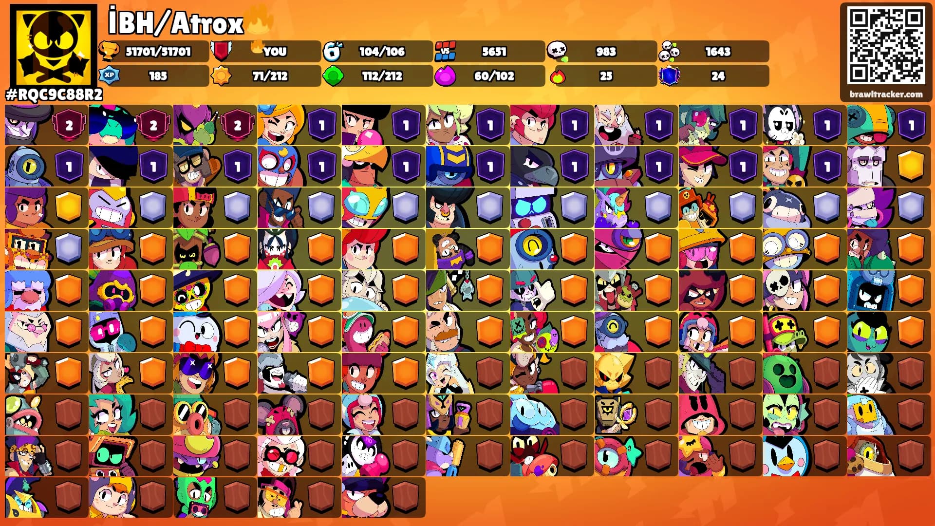 İBH/Atrox🔥's Ranks
