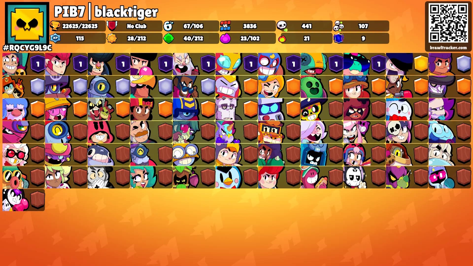 PIB7|blacktiger's Ranks
