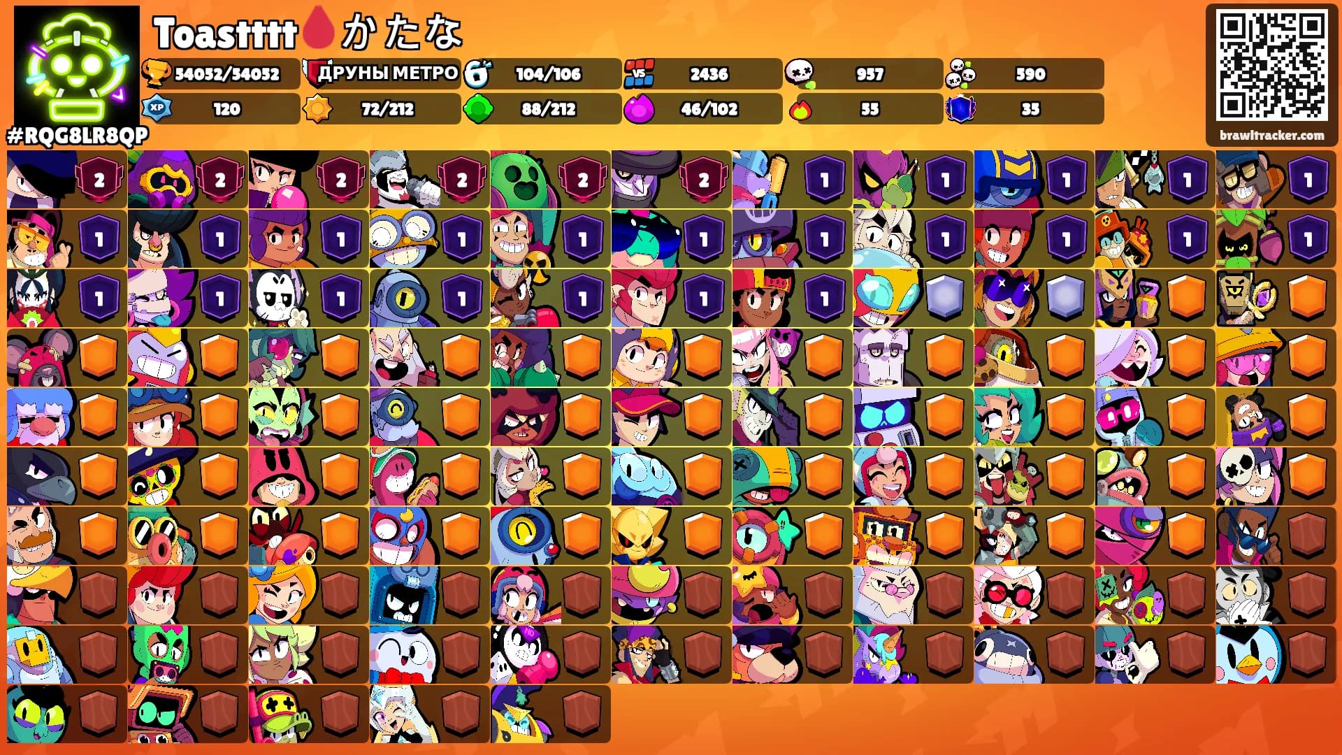 Toastttt🩸かたな's Ranks