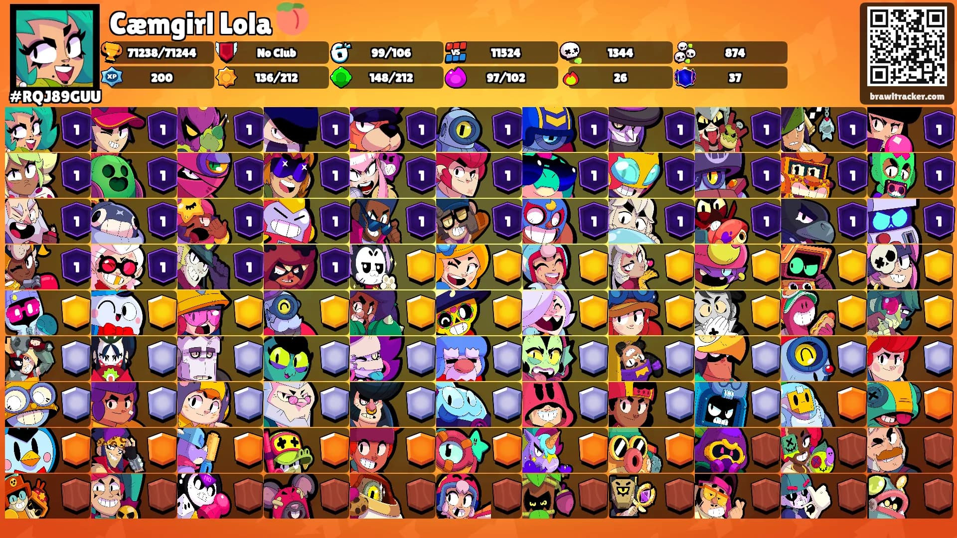 Cæmgirl Lola 🍑's Ranks