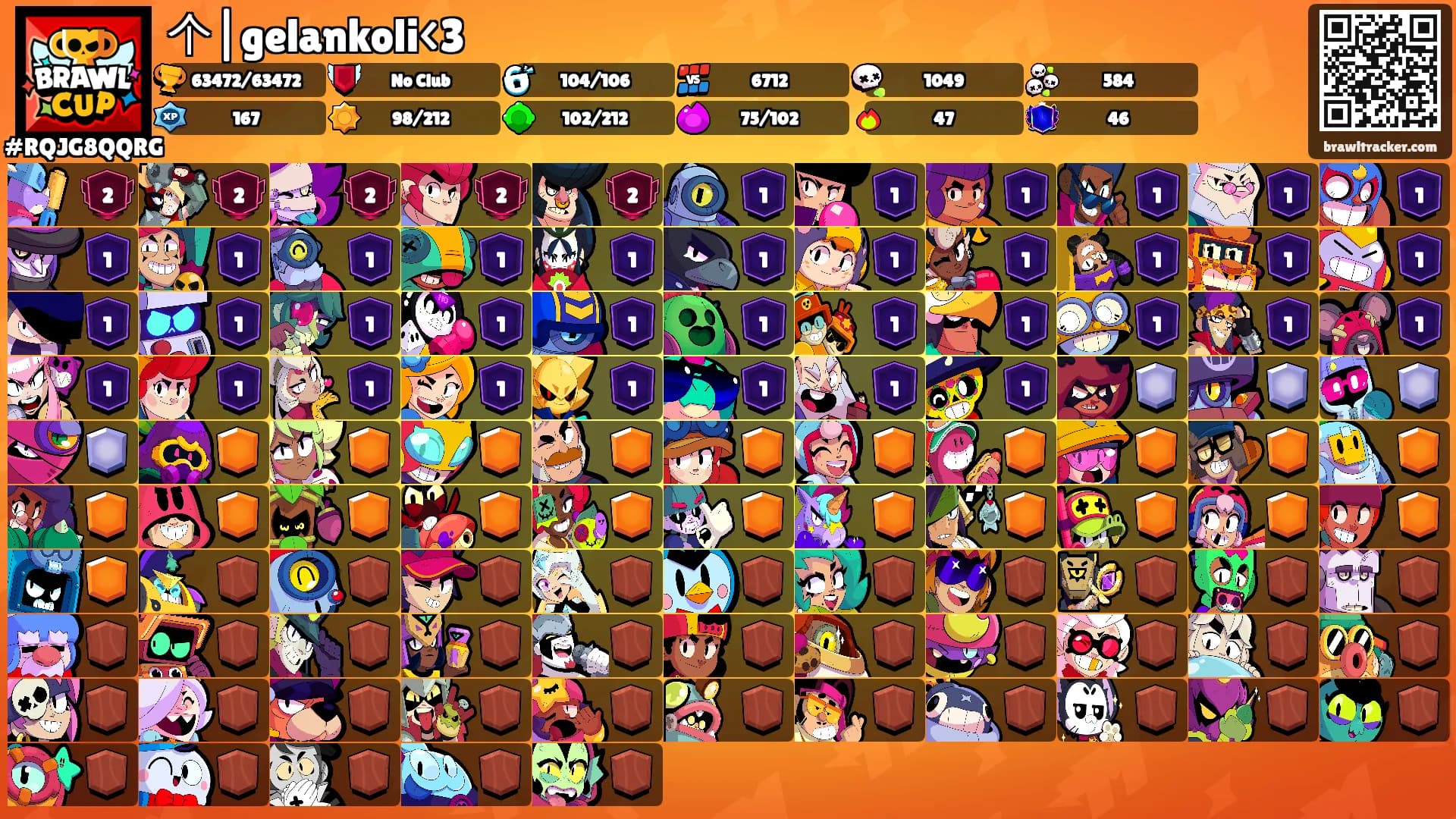 个|gelankoli<3's Ranks