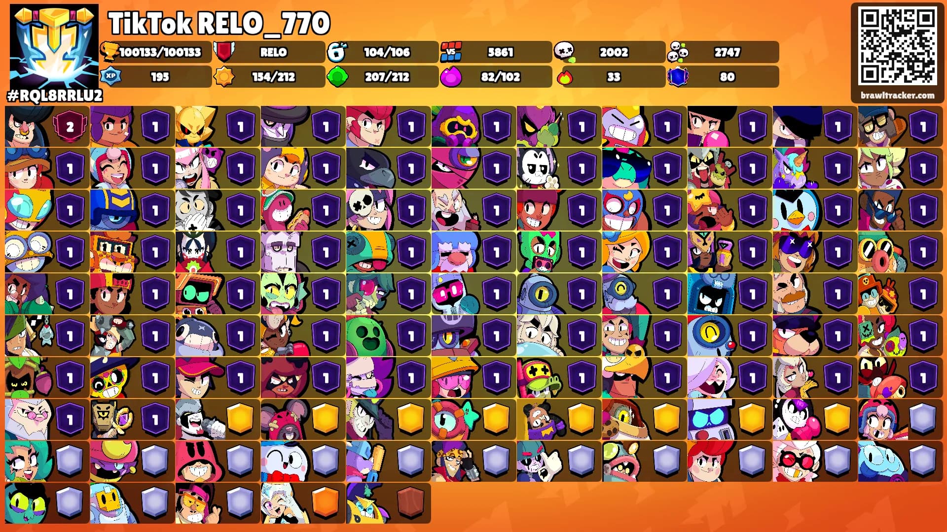 TikTok RELO_770's Ranks