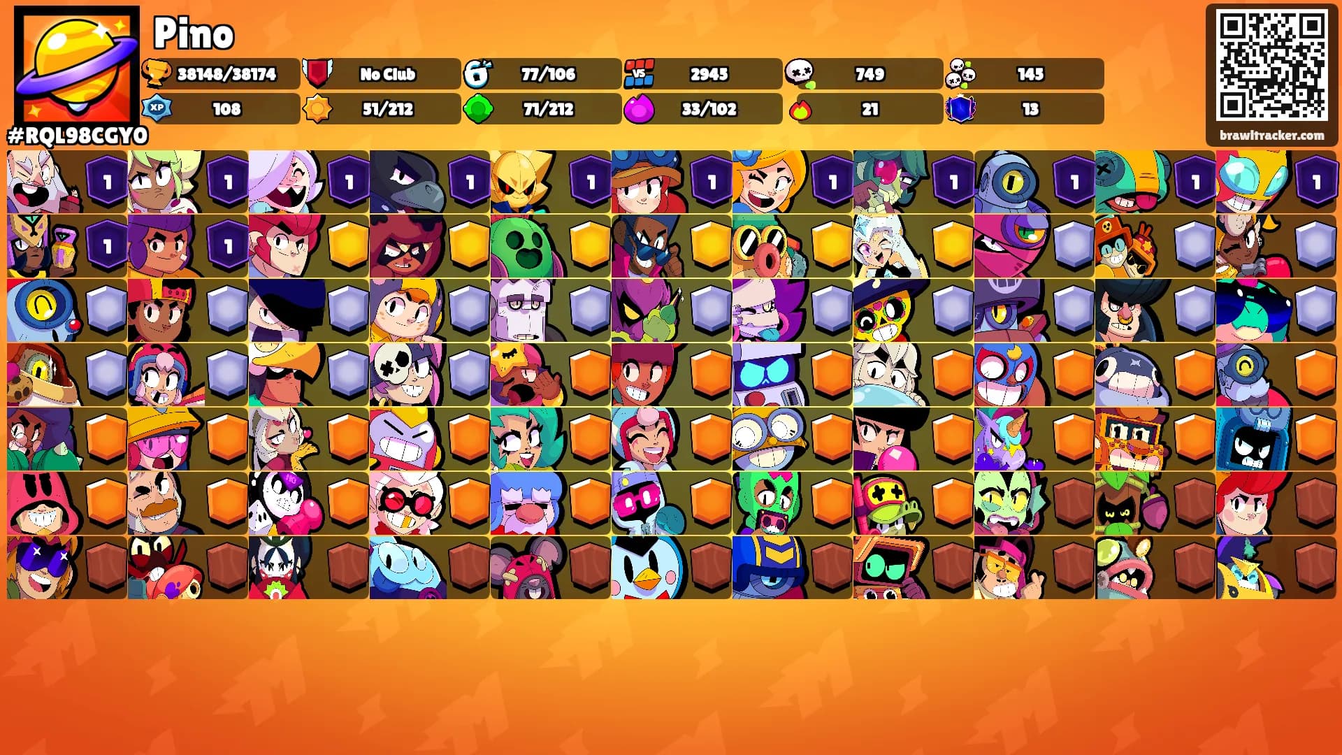 Pino's Ranks