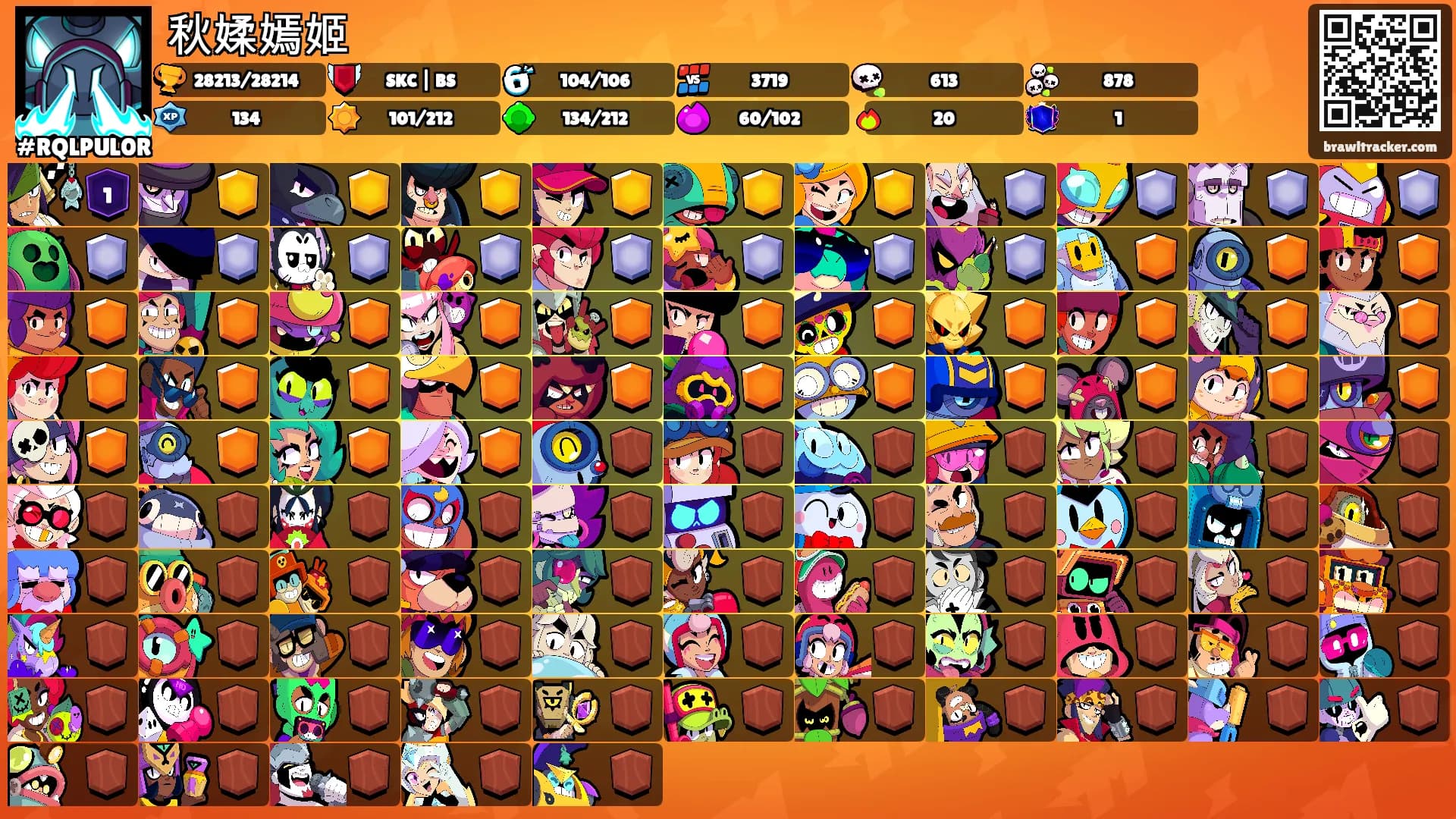 秋媃嫣姬's Ranks