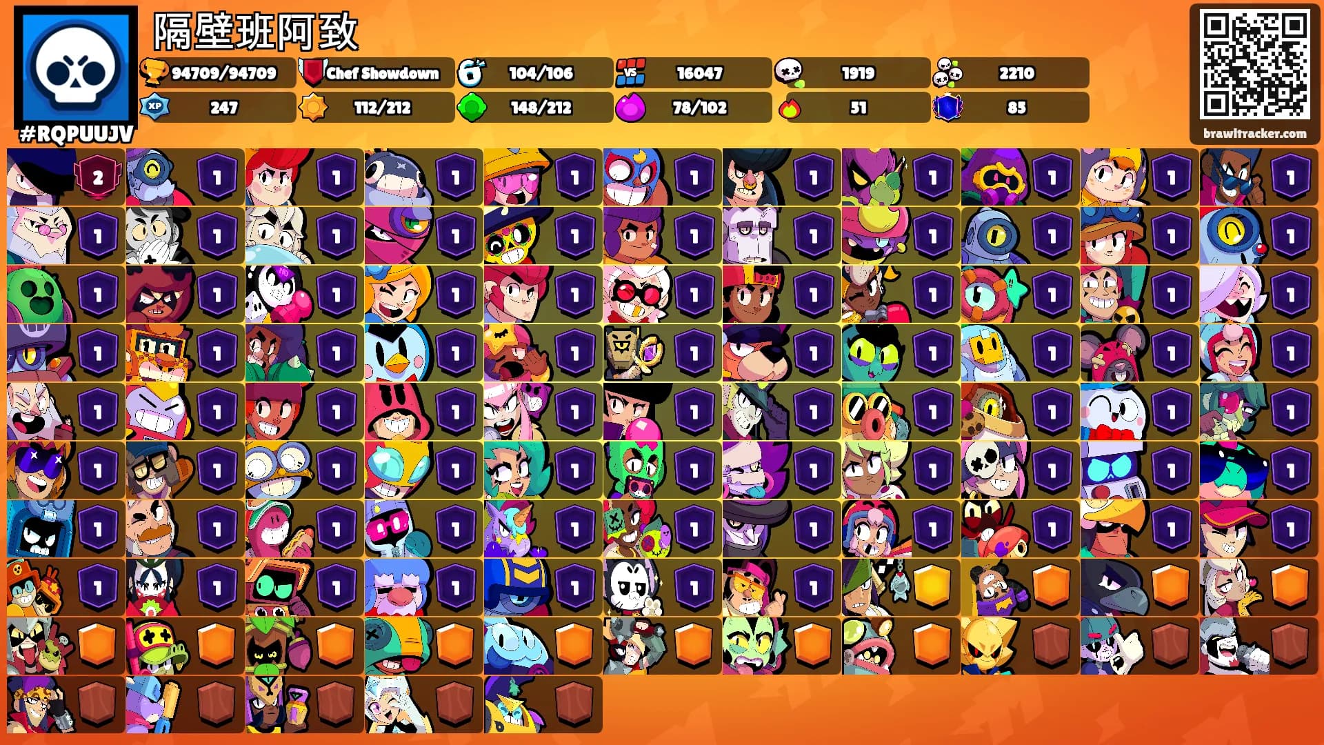 隔壁班阿致's Ranks