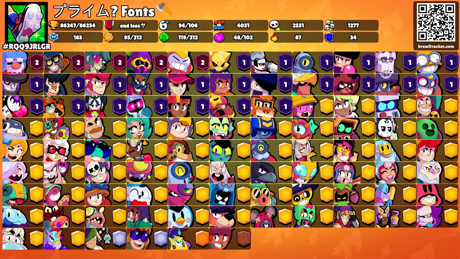 プライム? Fonts 🪓's Ranks