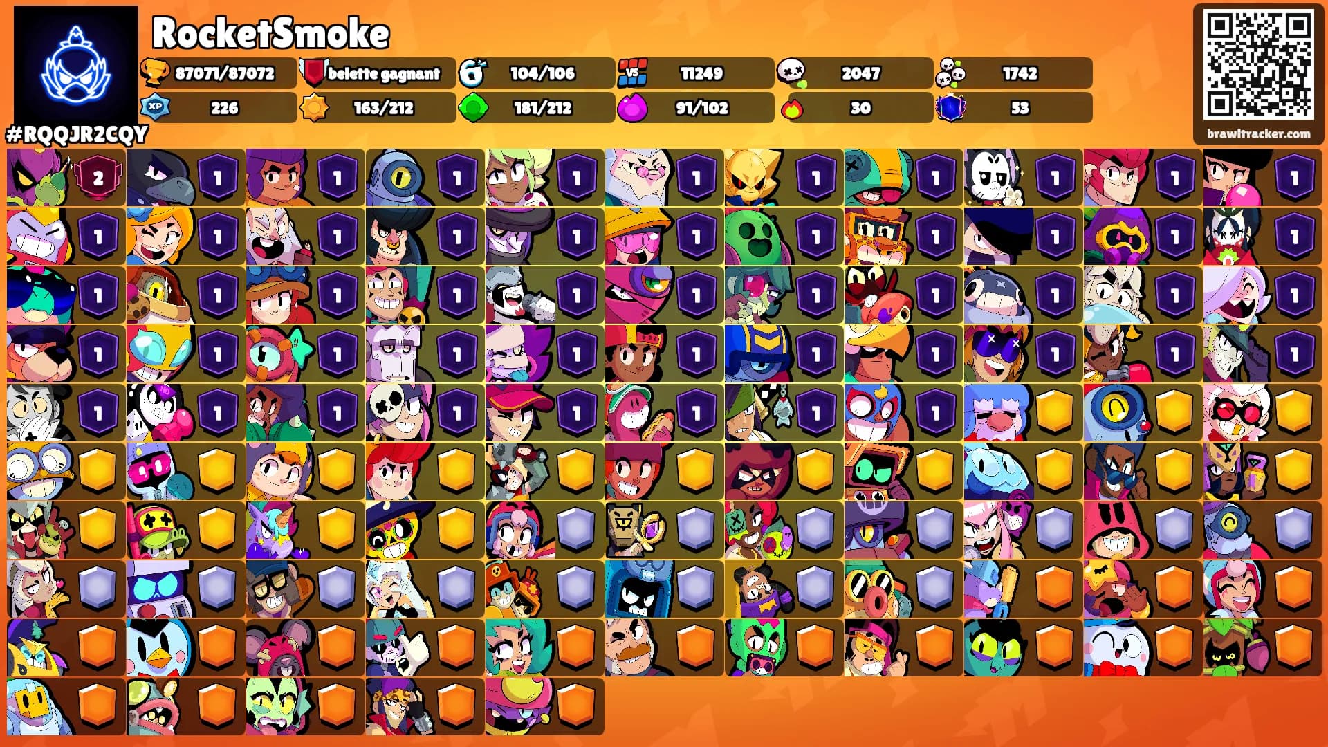 RocketSmoke's Ranks