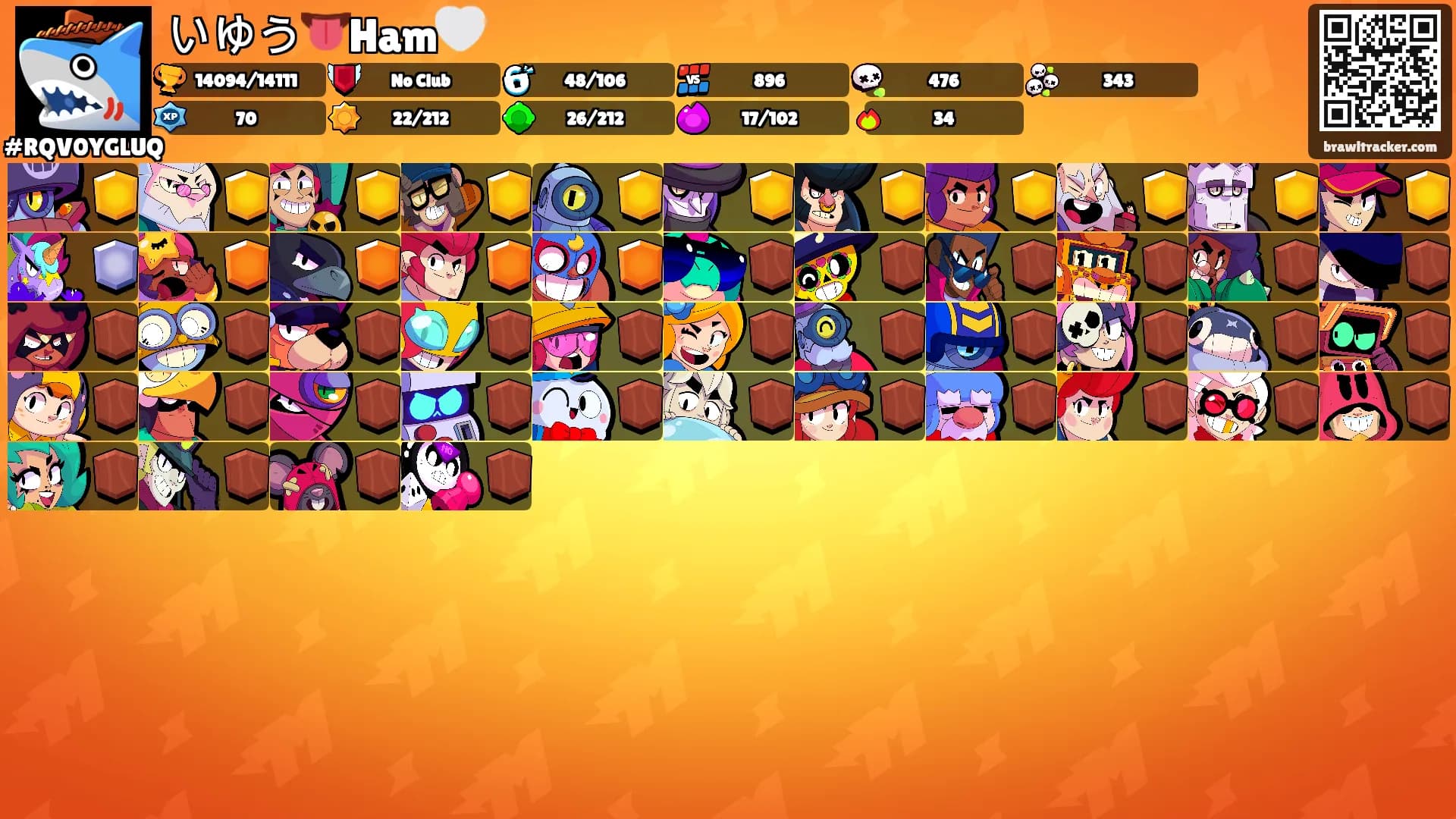 いゆう👅Ham🤍's Ranks