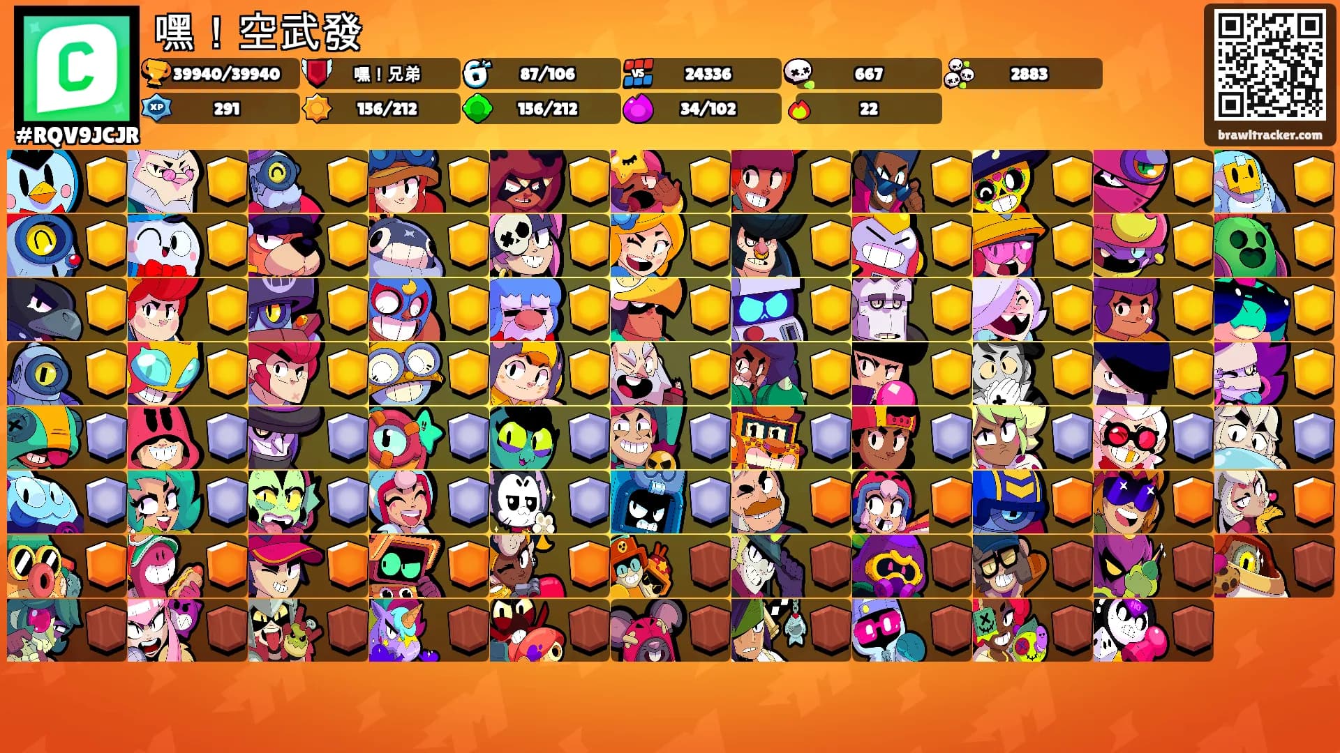 嘿！空武發's Ranks