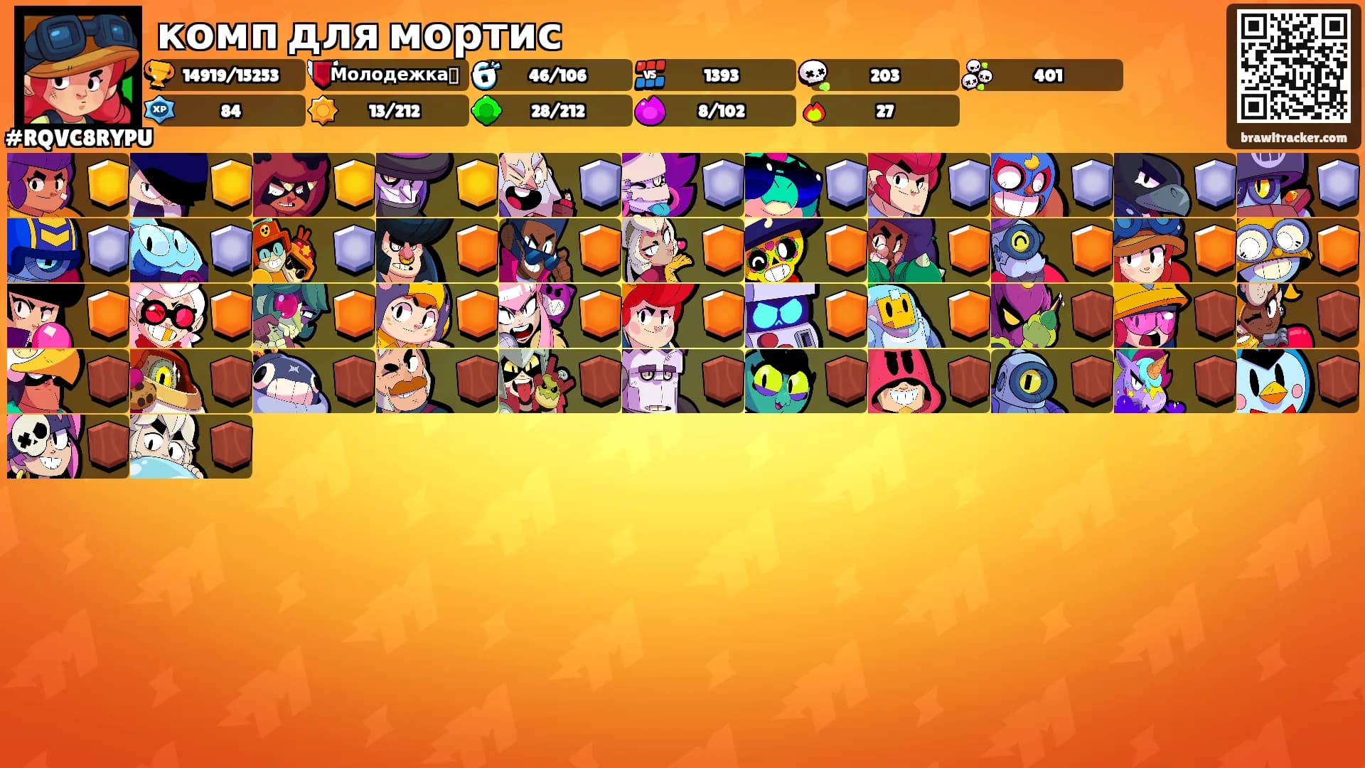 комп для мортис's Ranks