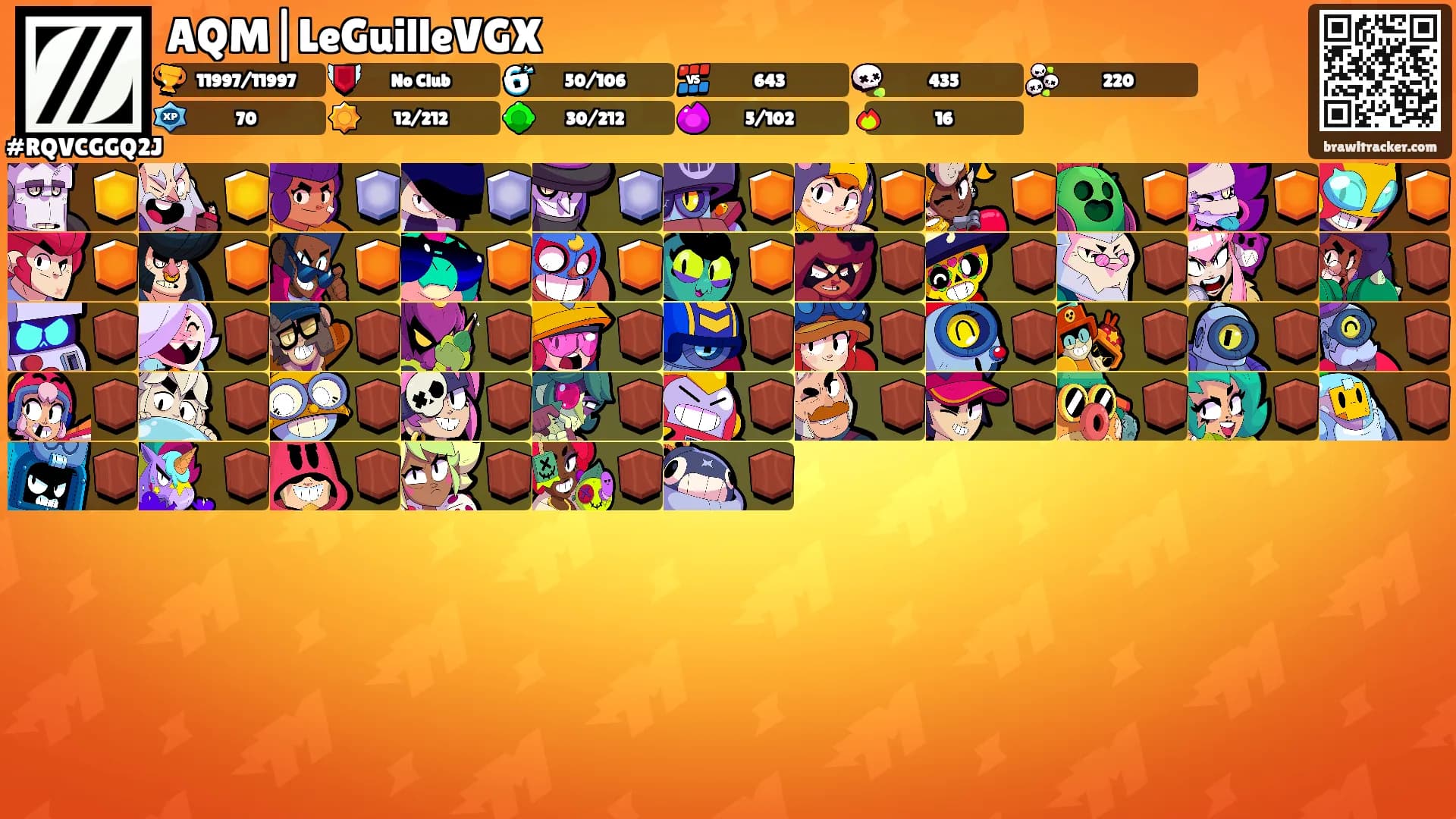 AQM|LeGuilleVGX's Ranks