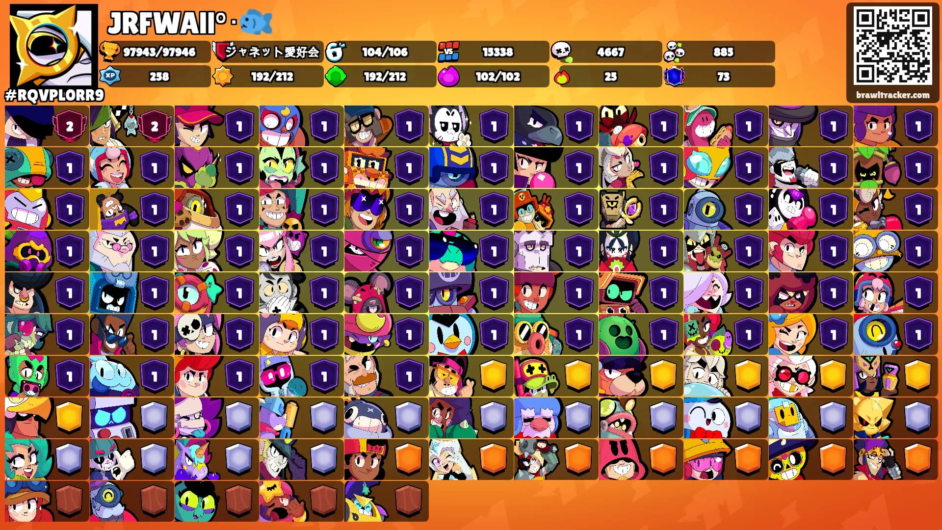 JRFWAll°･🐟's Ranks