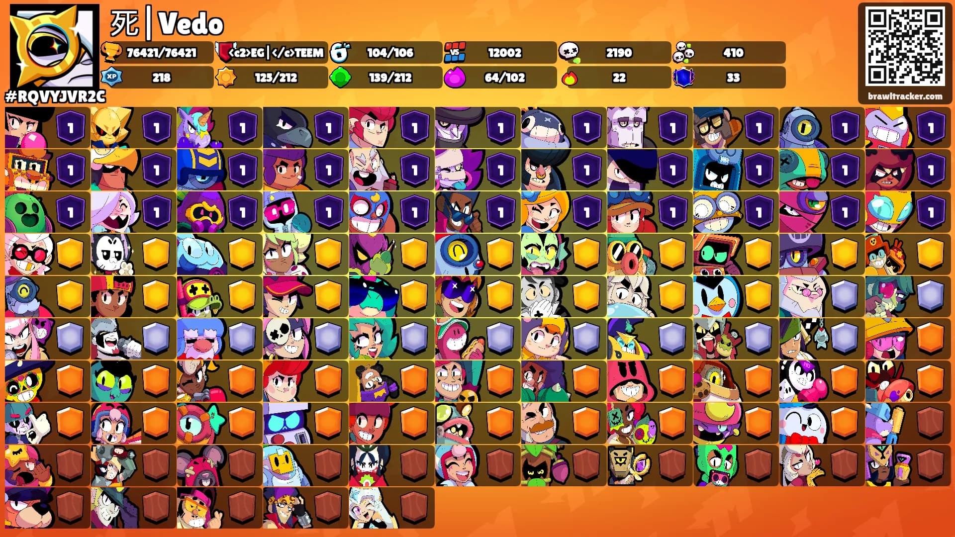死|Vedo's Ranks