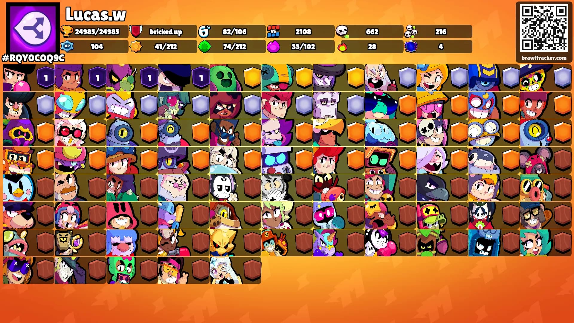 Lucas.w's Ranks