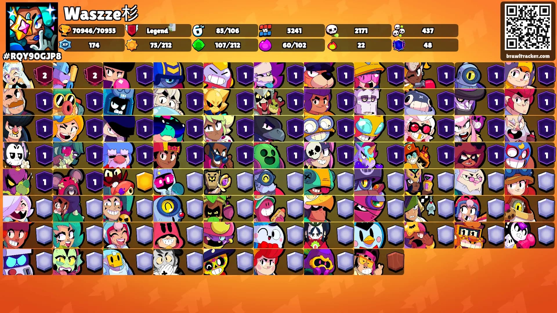 Waszze杉's Ranks