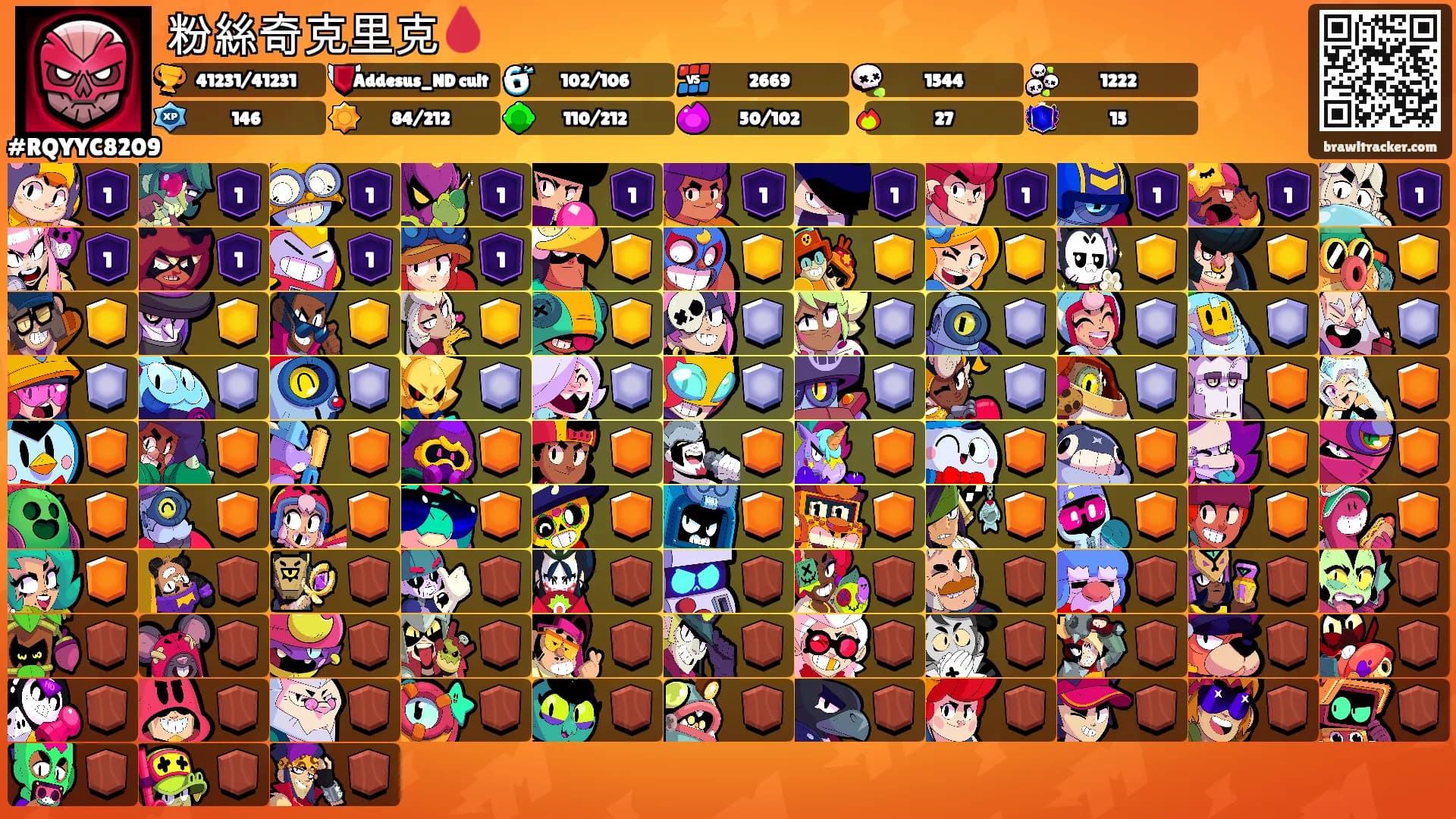 粉絲奇克里克🩸's Ranks