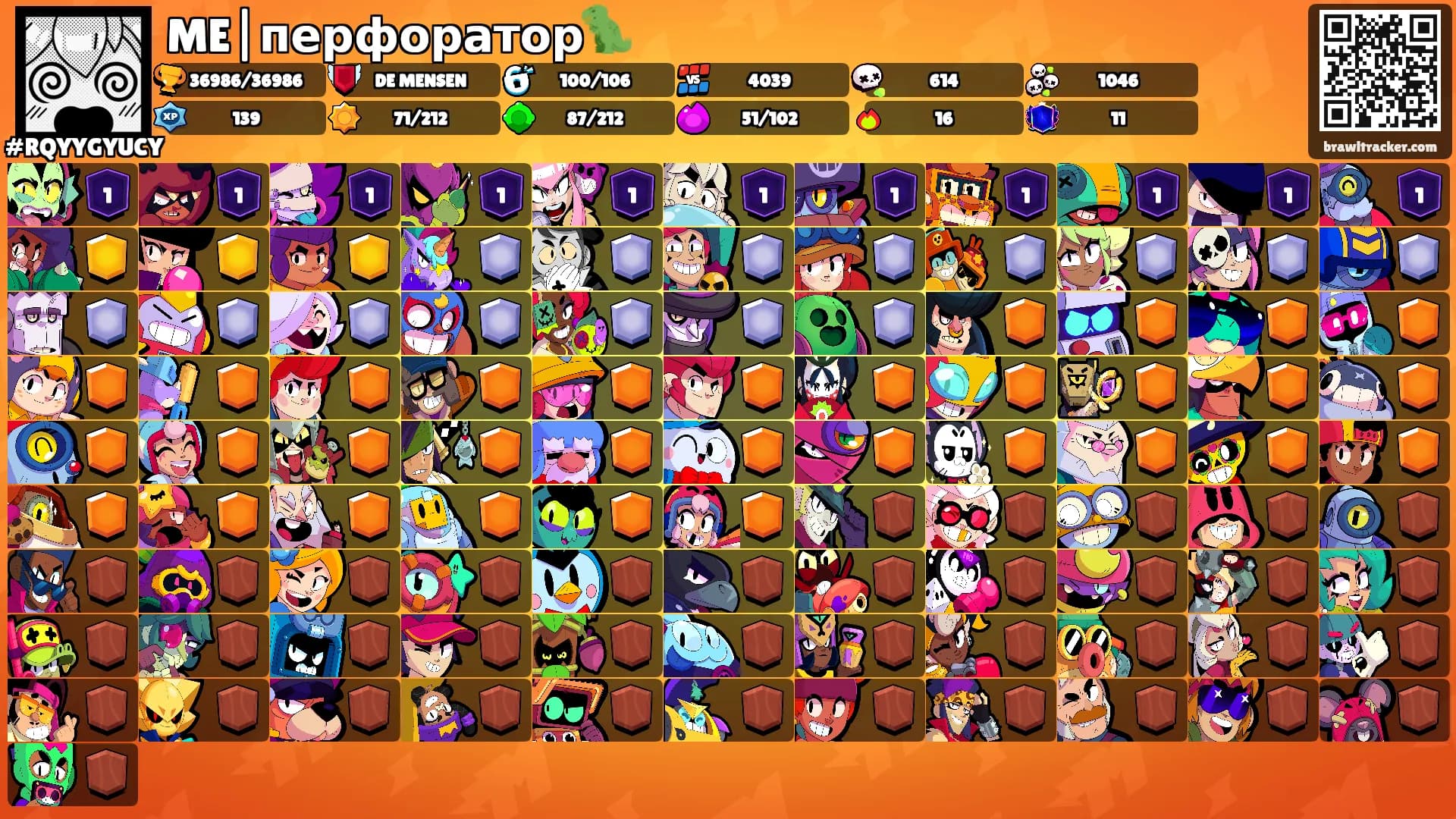 ME|перфоратор🦖's Ranks