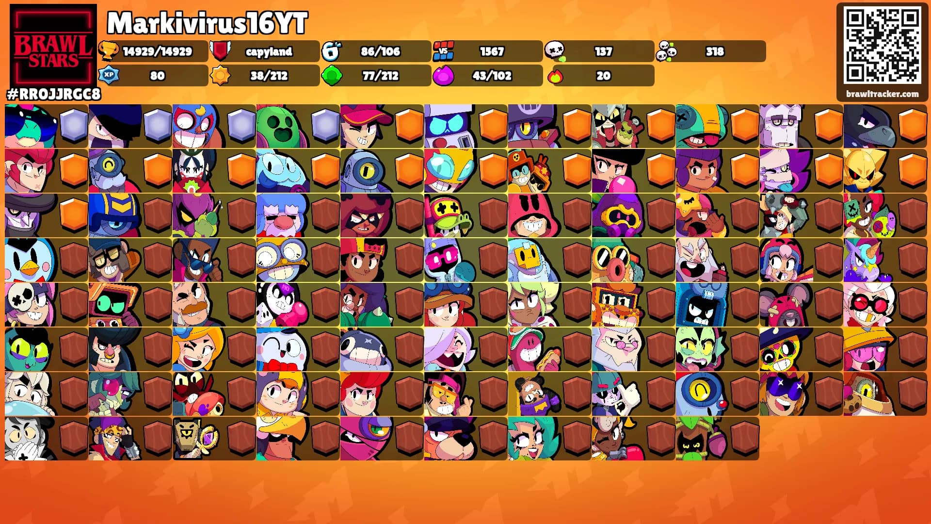 Markivirus16YT's Ranks
