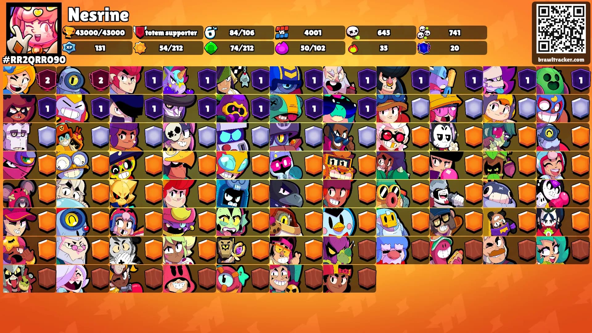 Nesrine's Ranks