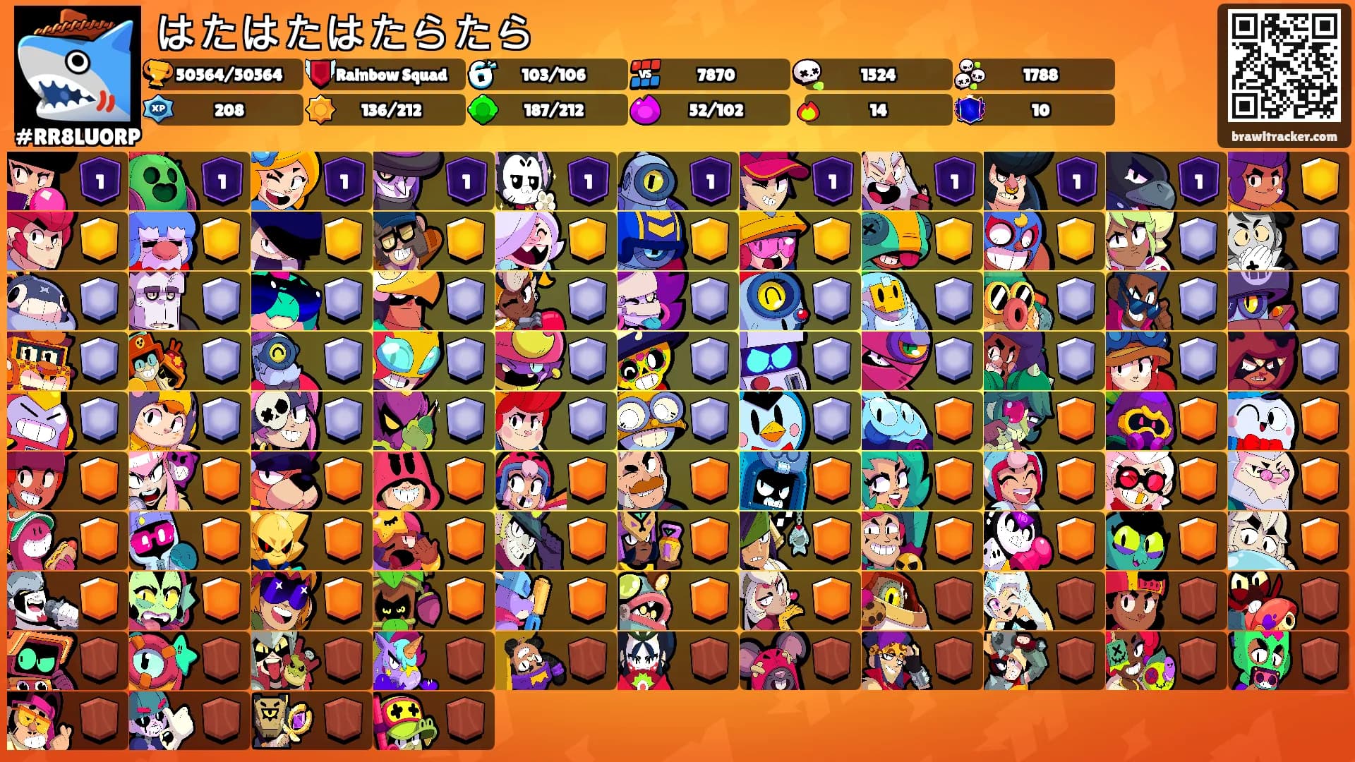 はたはたはたらたら's Ranks