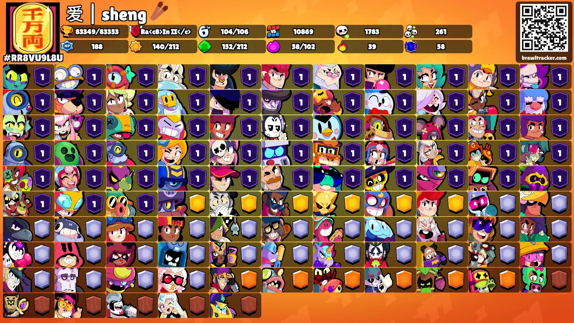 爱 | sheng 🥢's Ranks