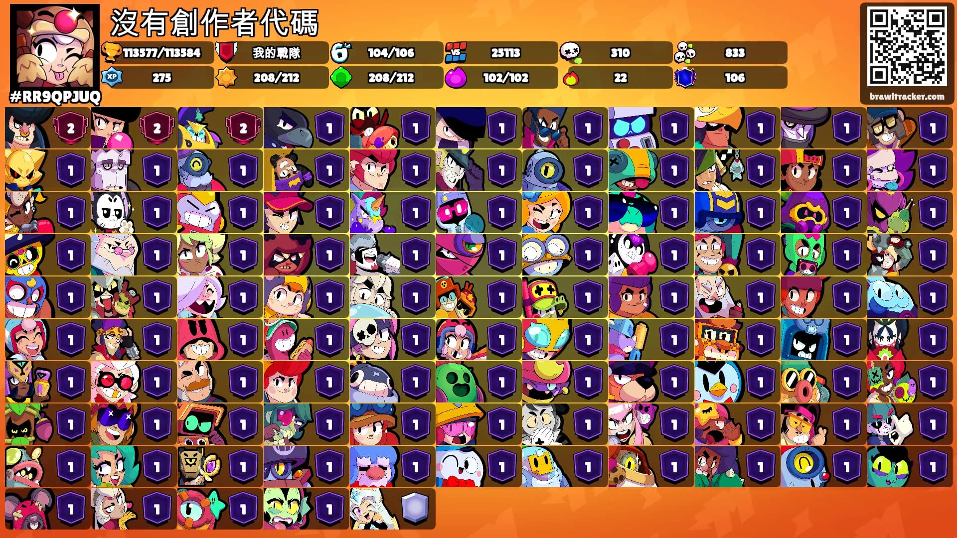 沒有創作者代碼's Ranks