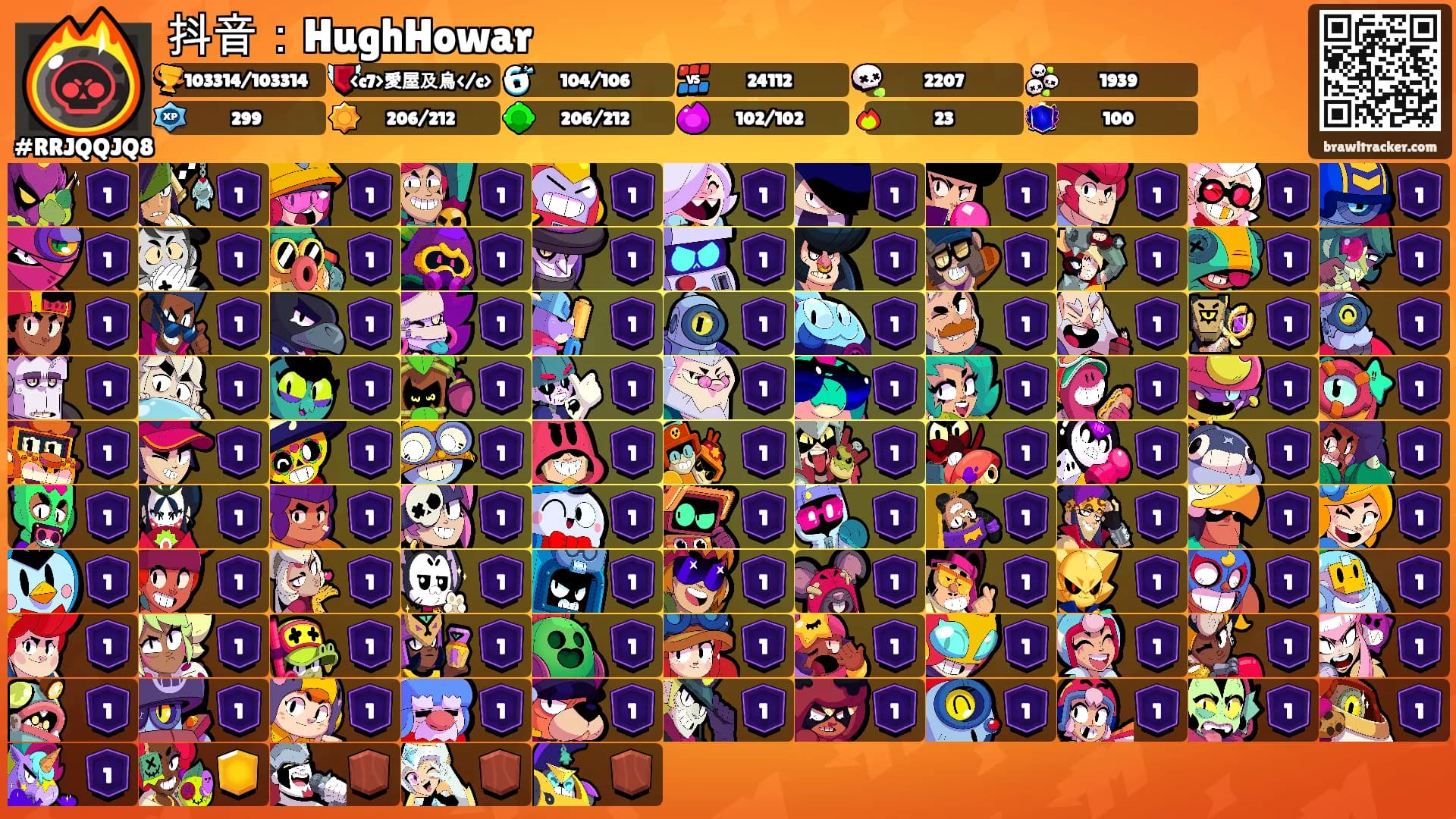 抖音：HughHowar's Ranks