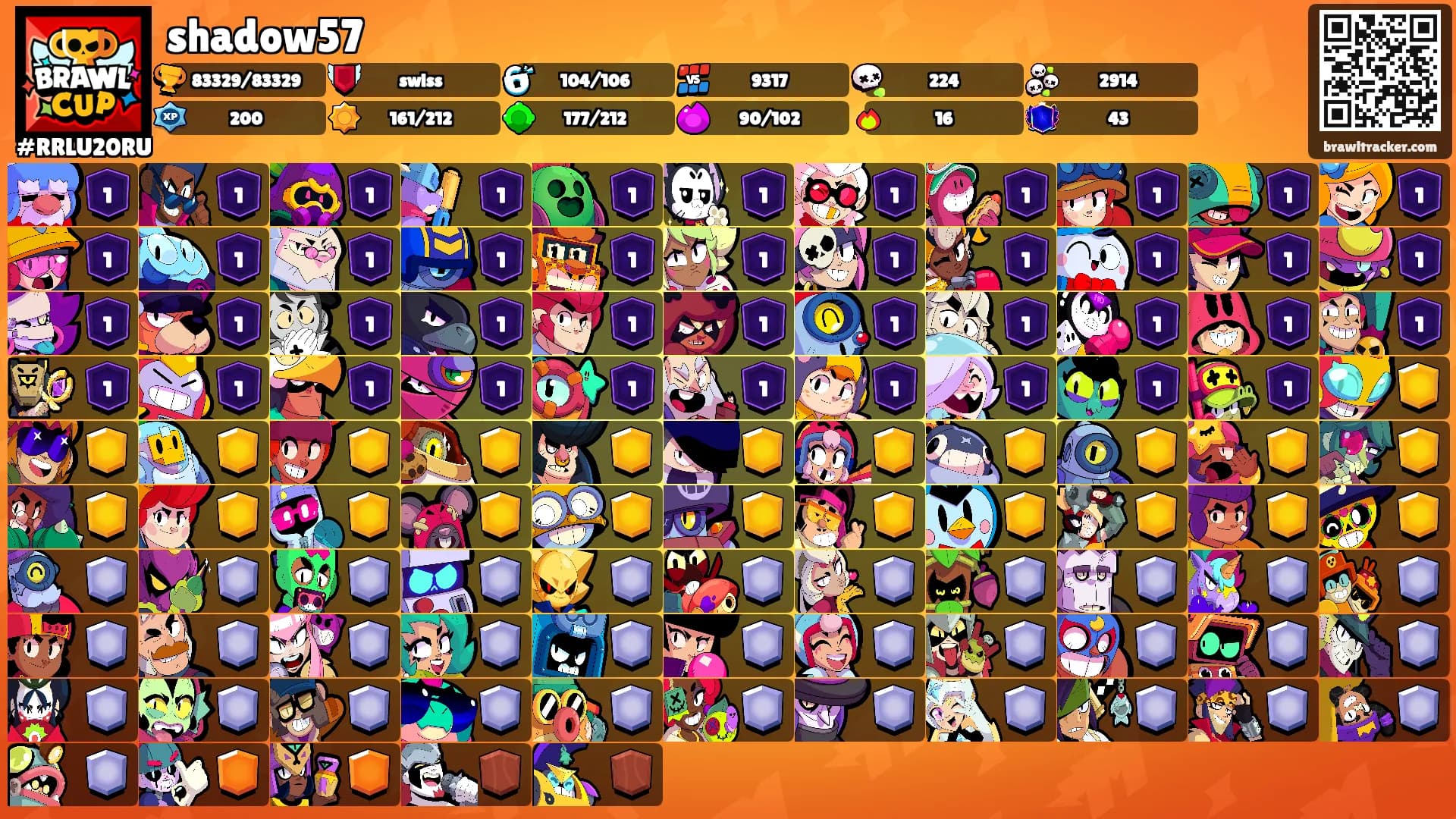 shadow57's Ranks