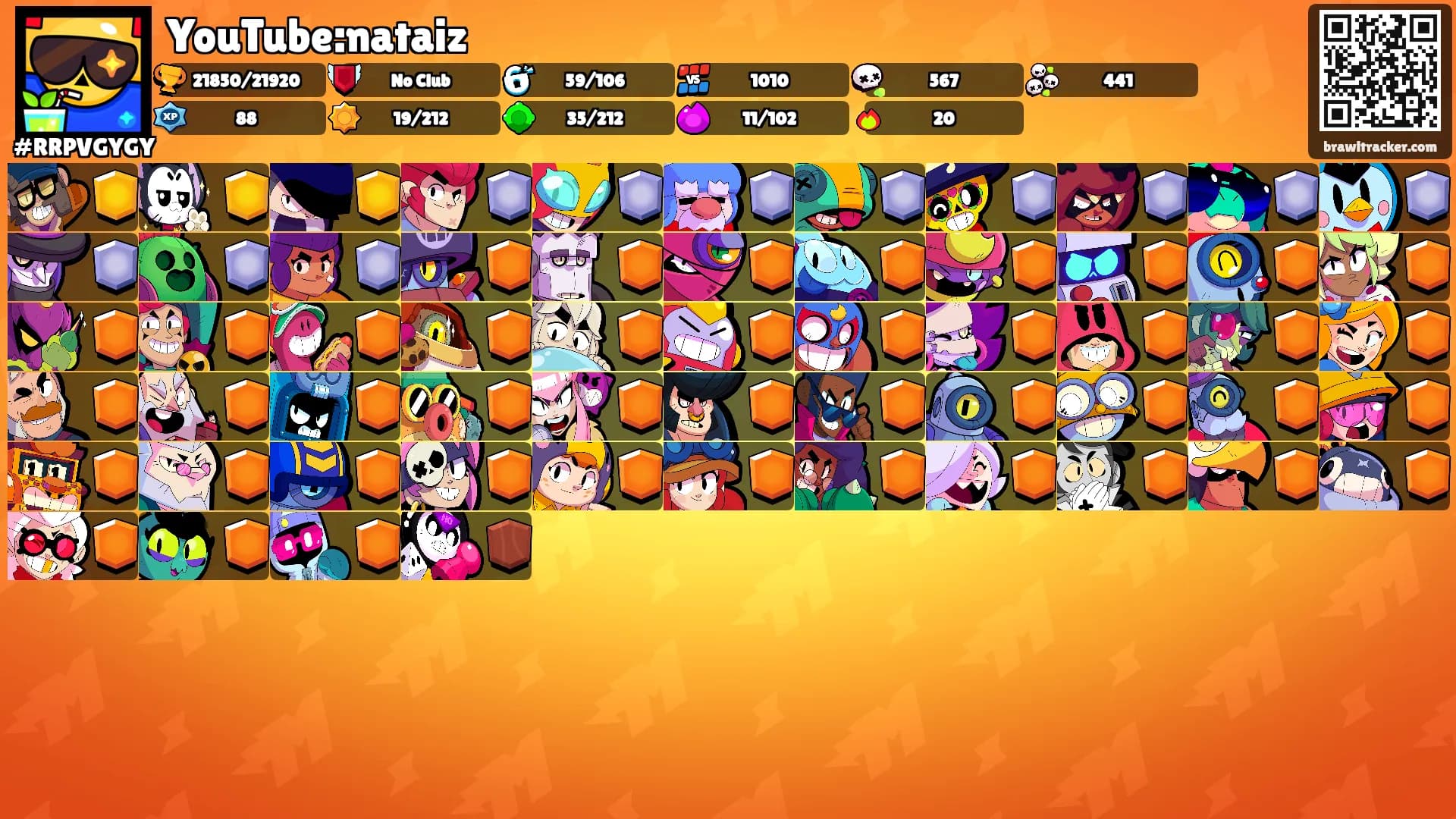 YouTube:nataiz's Ranks