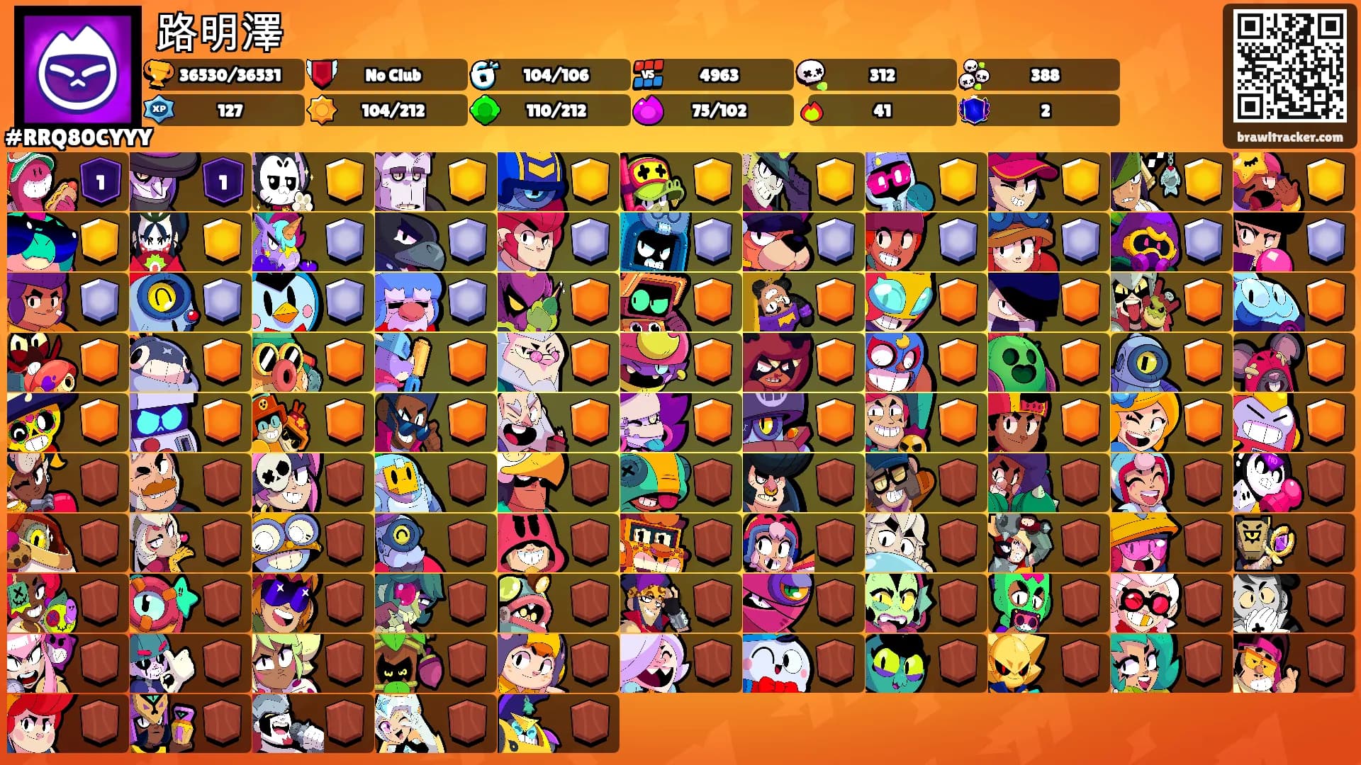 路明澤's Ranks