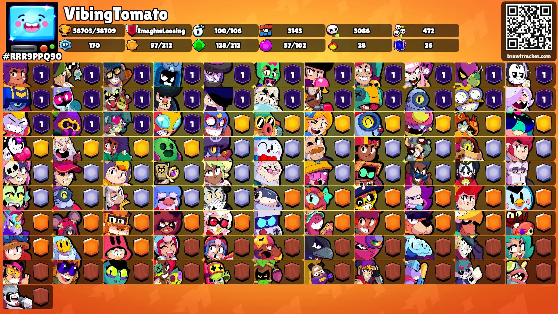 VibingTomato's Ranks